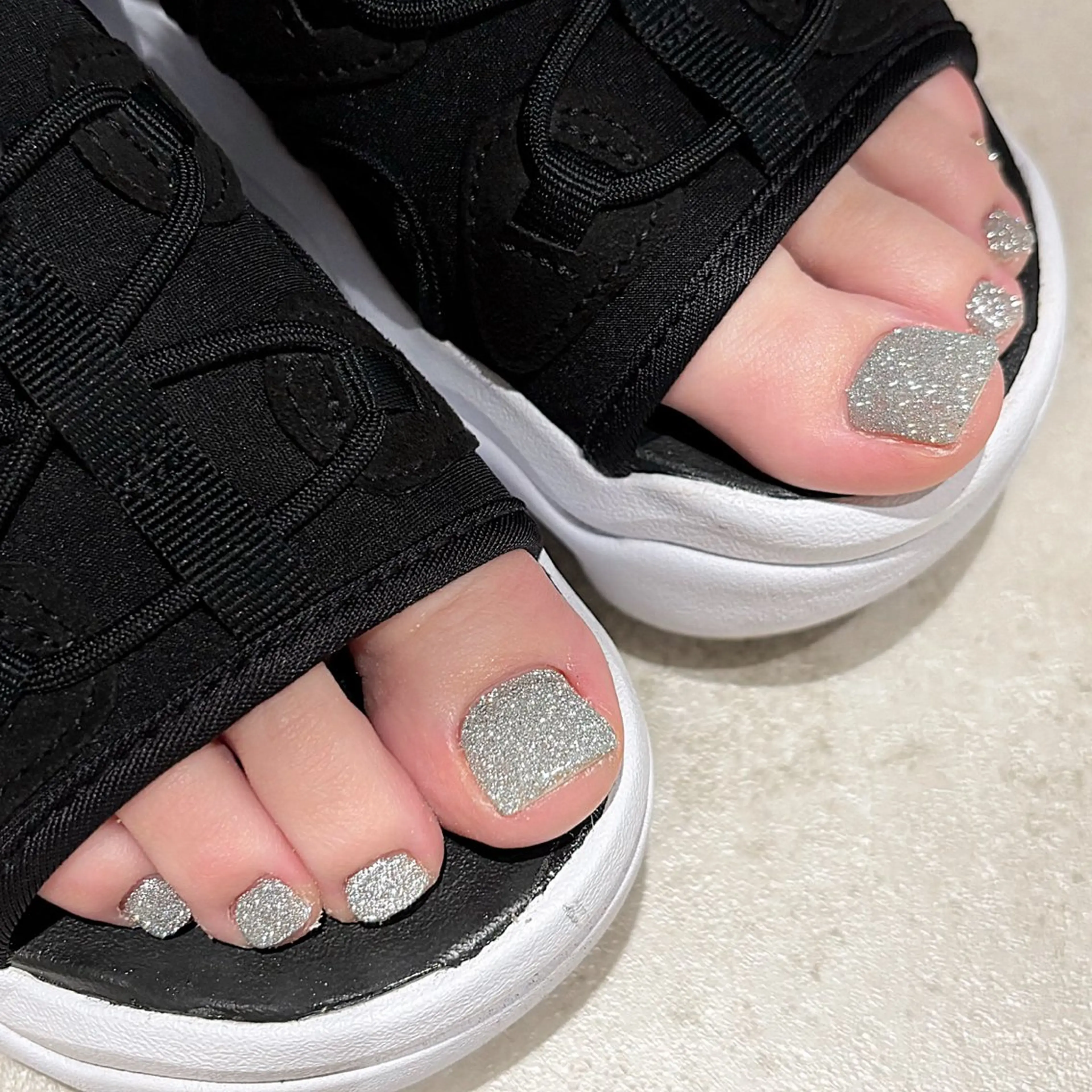 当日限定☆foot nailワンカラー¥4000​〜​初回ジェルオフ無料の写真