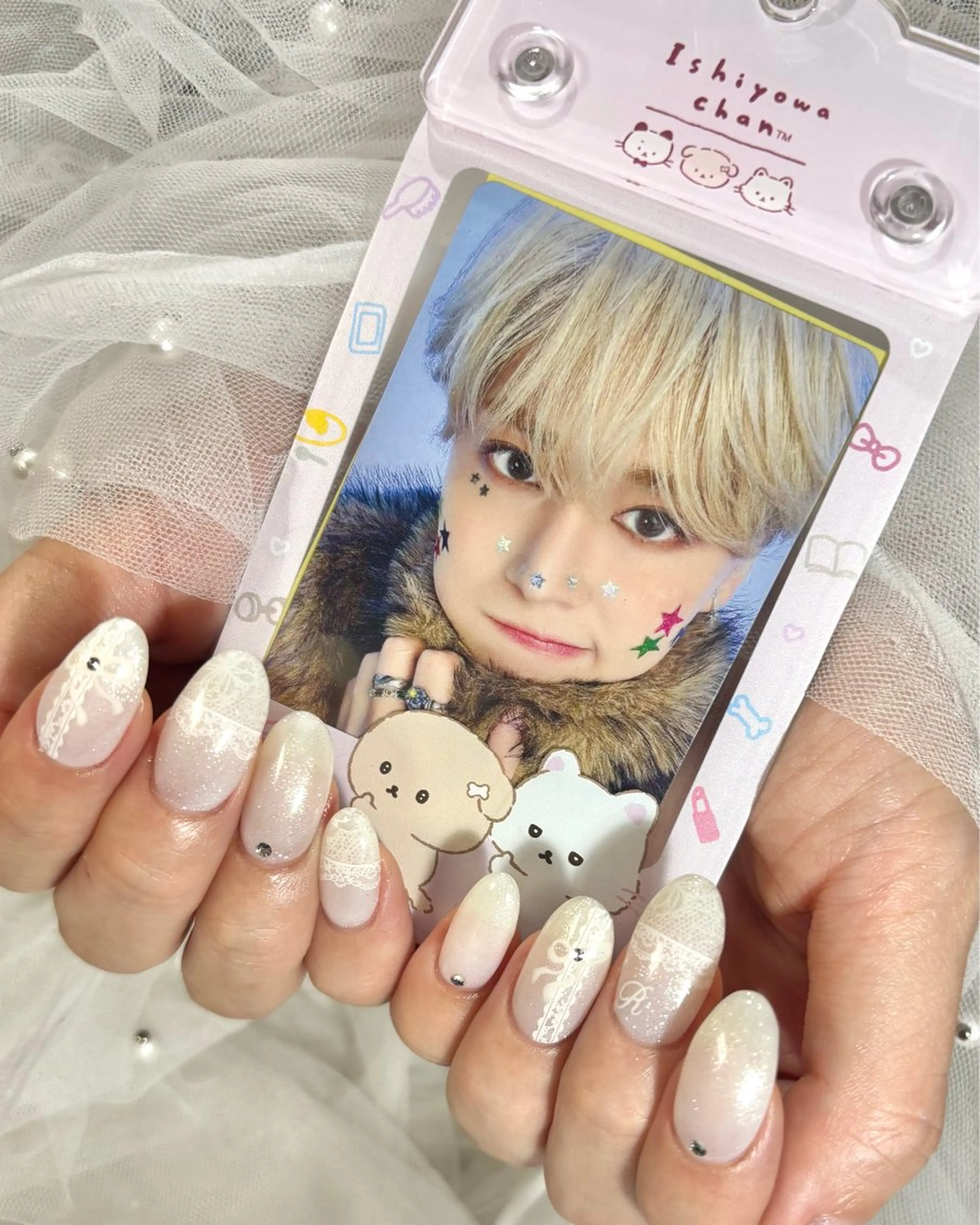 ネイル レース ハンドネイル émure. パラジェル認定サロンのネイルデザイン