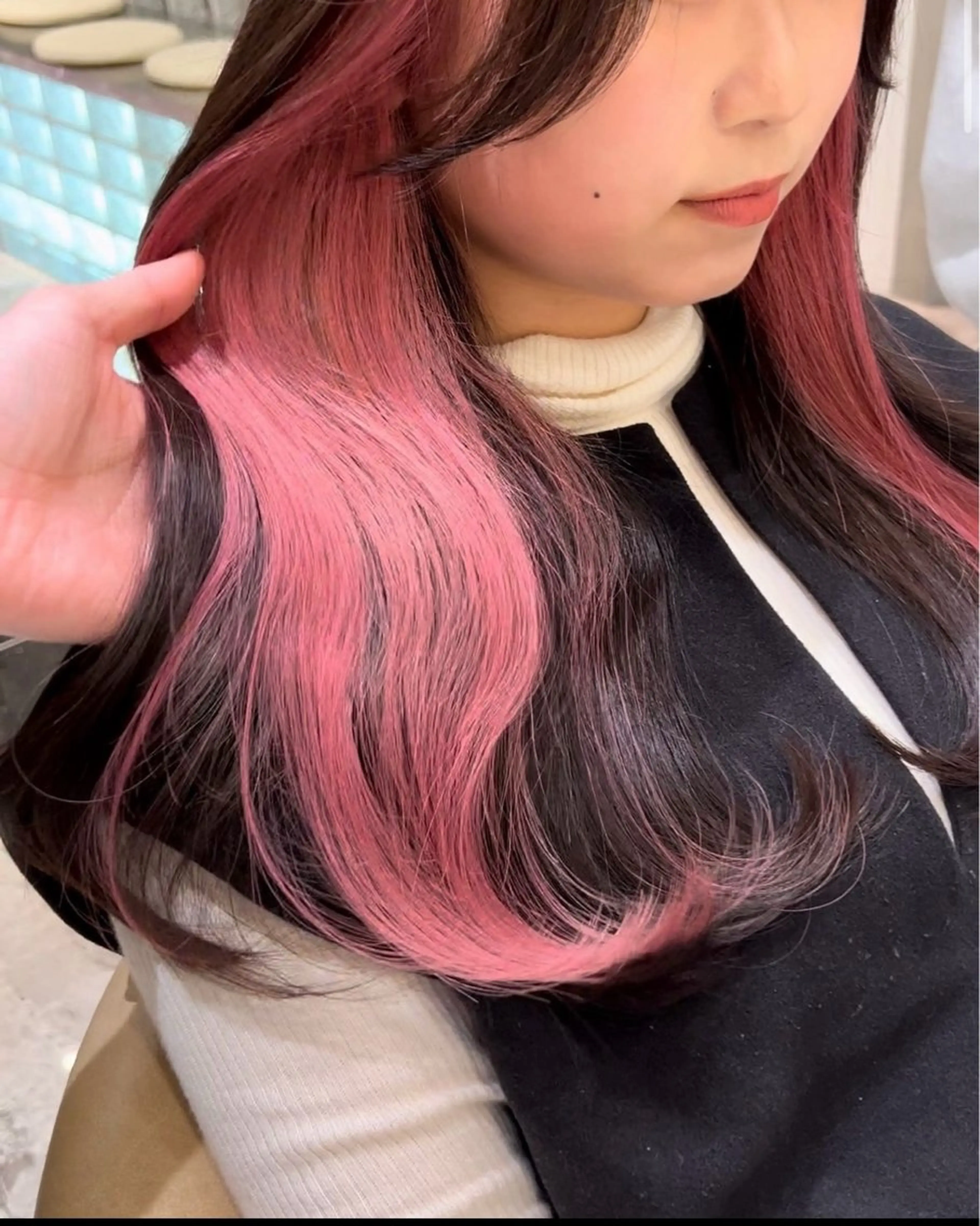 インナーカラー🎀の写真