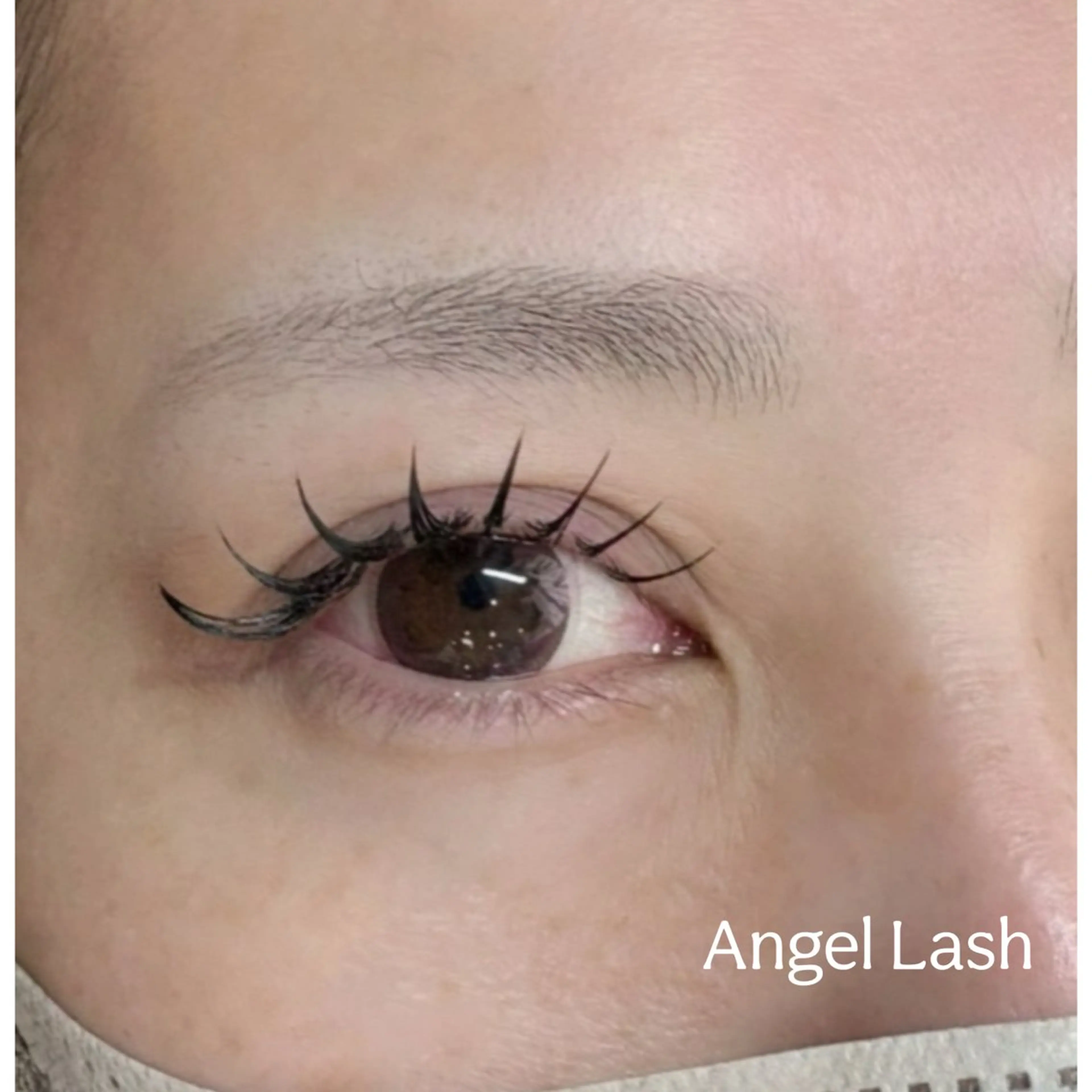 マツエク・マツパ 束感まつ毛 フラットラッシュ AngleLash hayashiのマツエク・マツパデザイン