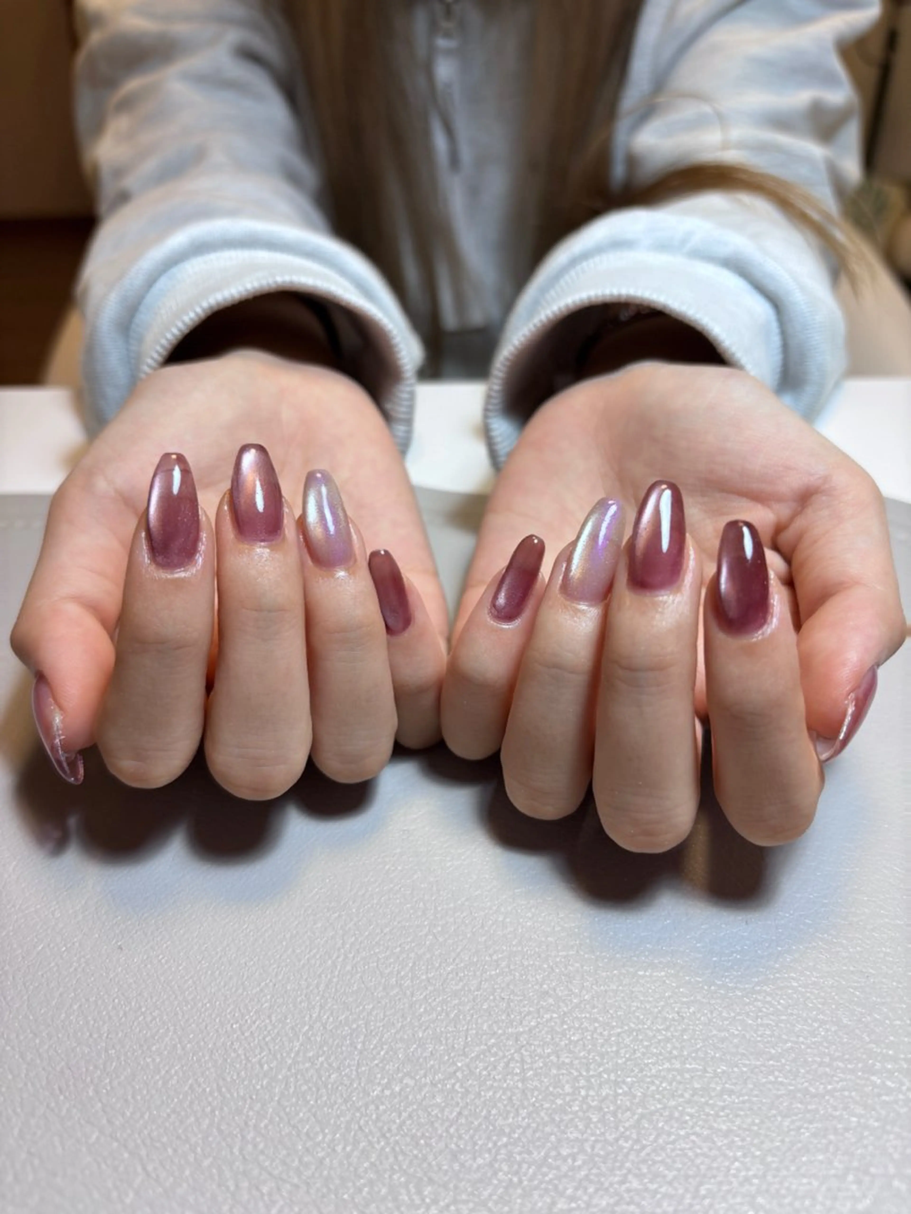 🔰 【ジェルオフ、ケア込み】ハンドネイル💅マグネットジェルの写真