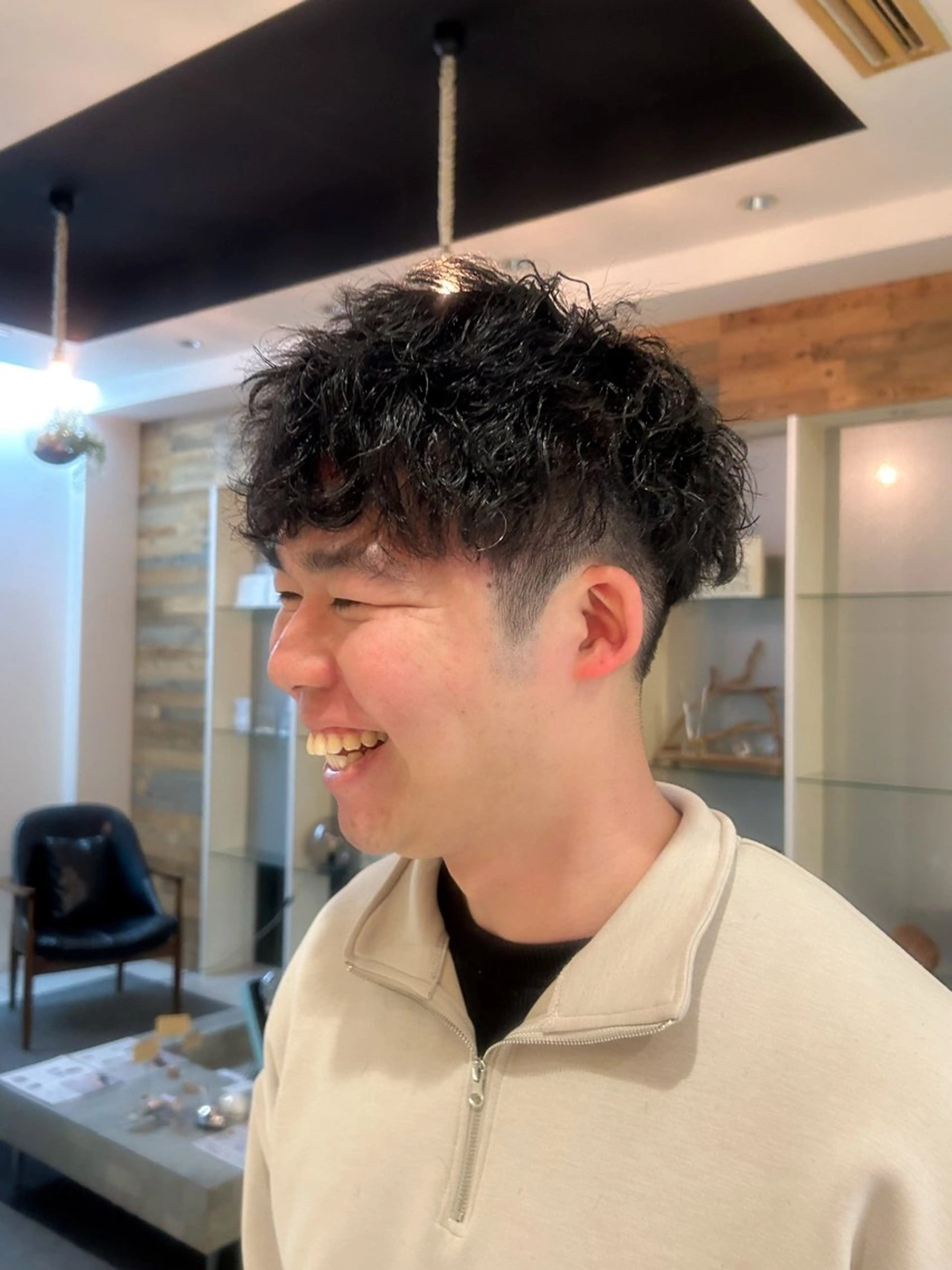 パーマ メンズ メンズパーマ ツイストスパイラルパーマ スパイラルパーマ 髪質改善/ストレート パーマ長久手/ひかるのヘアスタイル