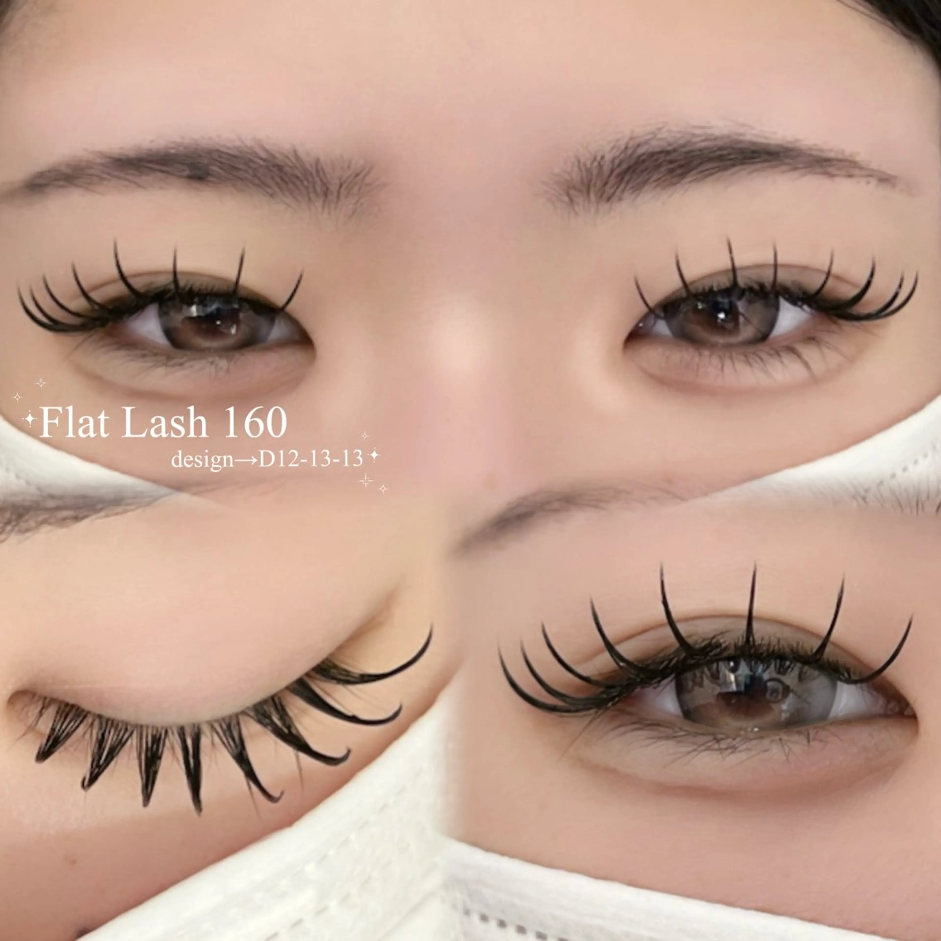 🎀15日限定🎀　エクステ(フラットラッシュ).　160本　アイシャンプー付の写真