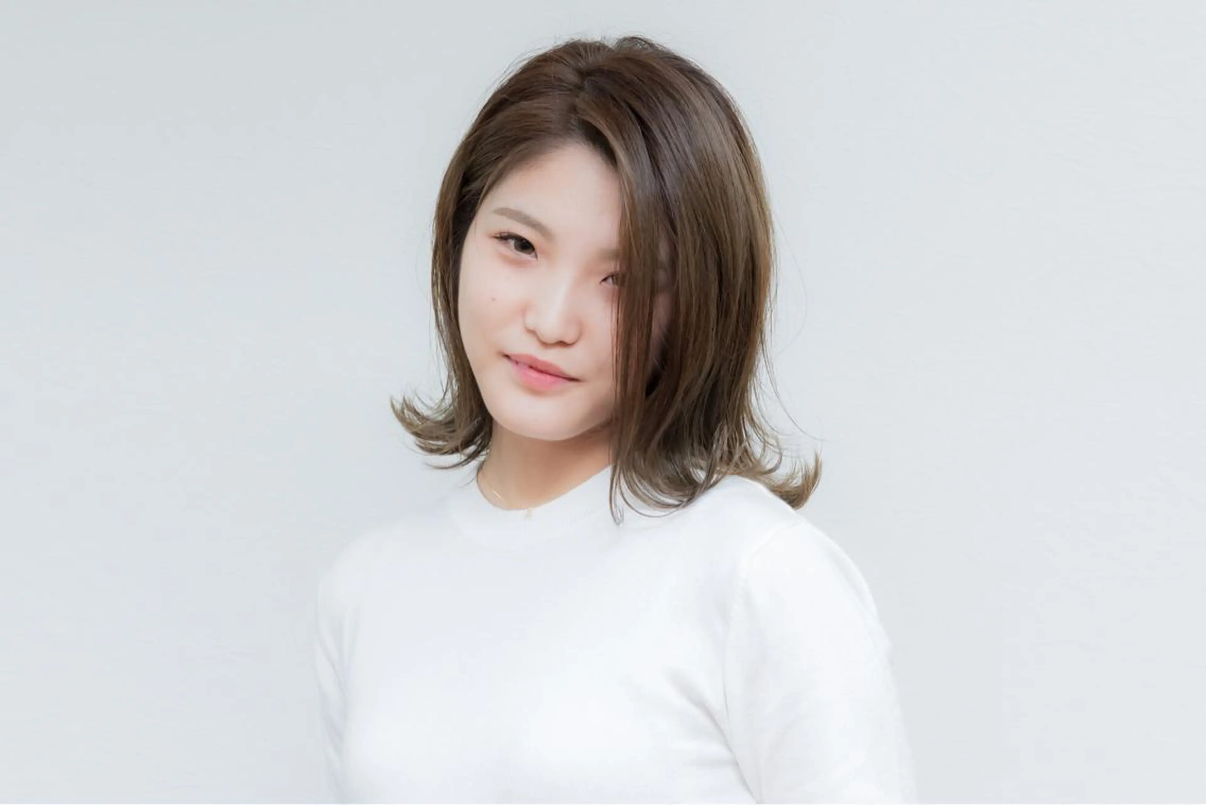 ミディアム カラー ボブ 似合わせカット 外ハネヘア カット ヘアカラー a.Pecslap/ TERUのその他イメージ