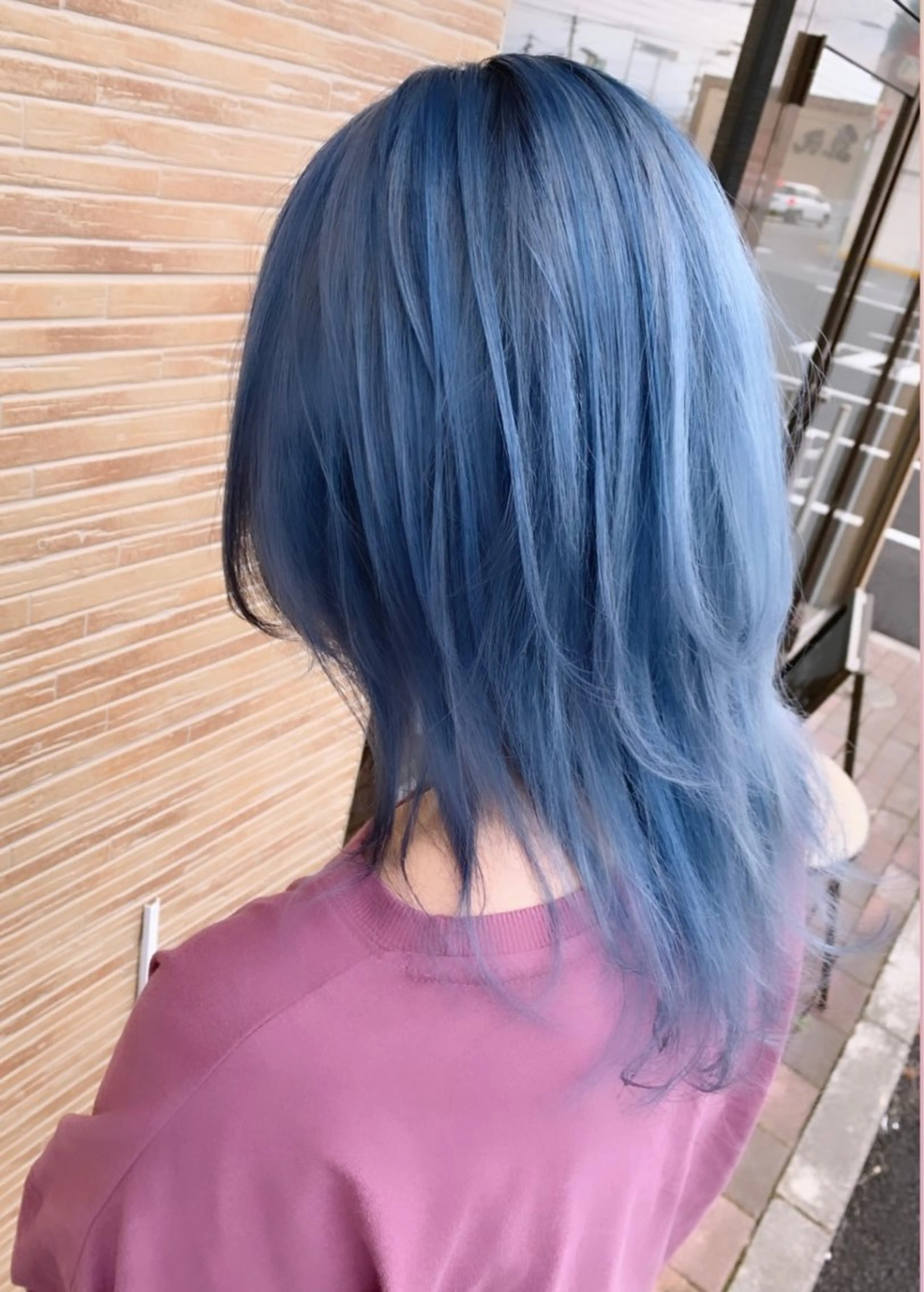 ミディアム ミディアムパーマ ボブ 顔まわりレイヤー 顔周りカット ハイライト ank classic hair【アンククラシックヘアー】所属・メンズスタイル バレイヤージュ　齋藤のヘアスタイル