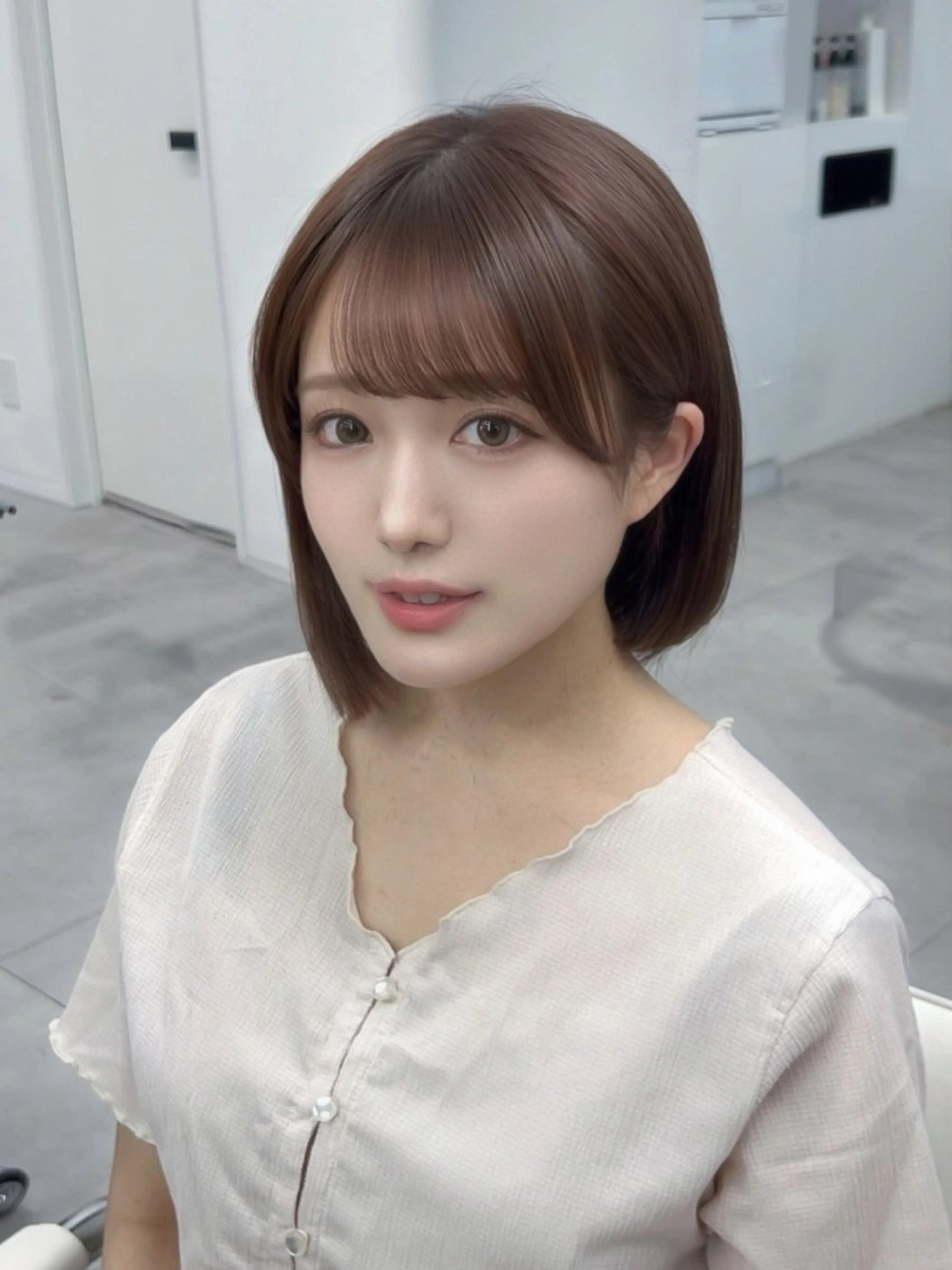 ショート ゆうさ ❥ ボブ 美髪矯正.⋆𝜗𝜚のヘアスタイル