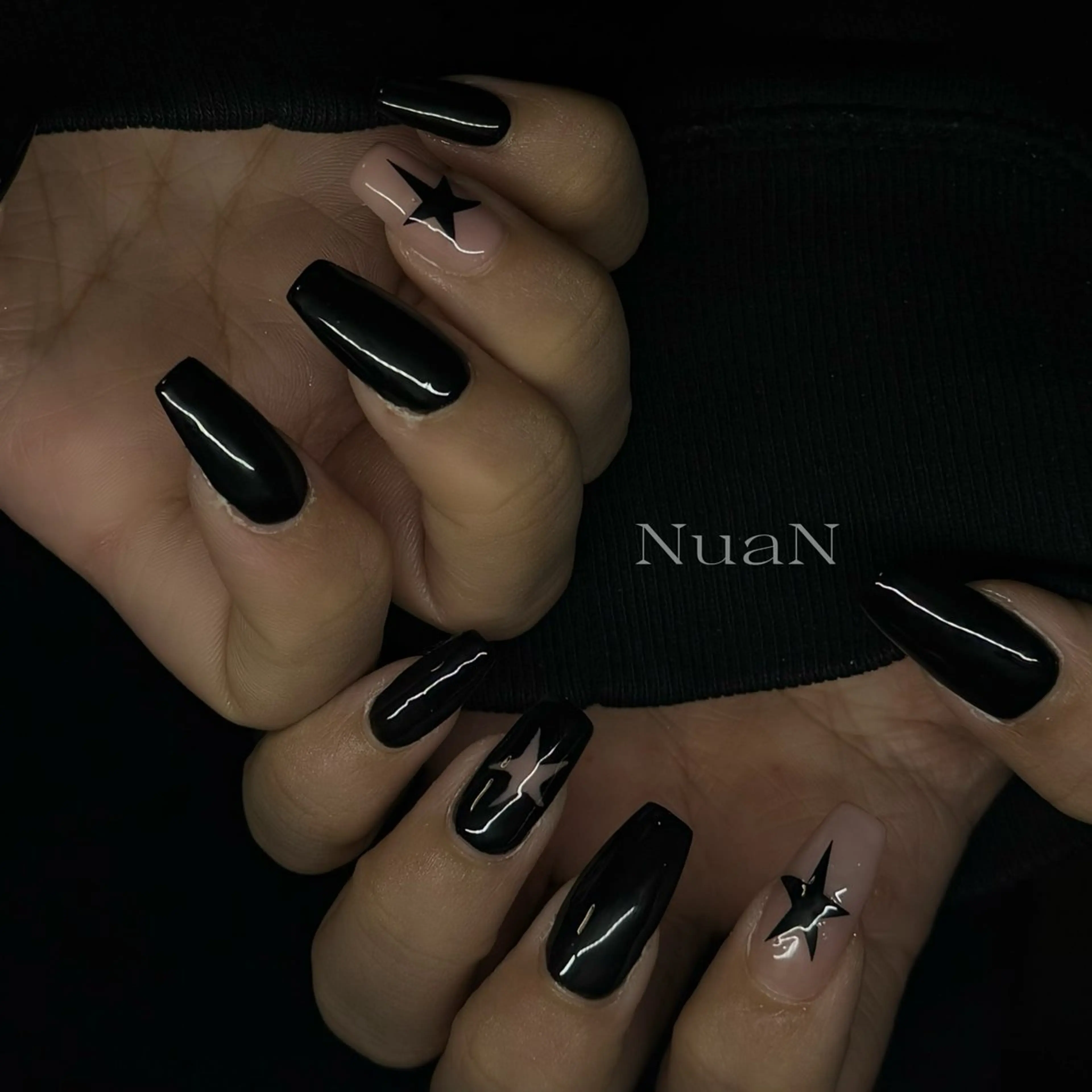 ネイル ハンドネイル NuaN ミニモ停止中のネイルデザイン