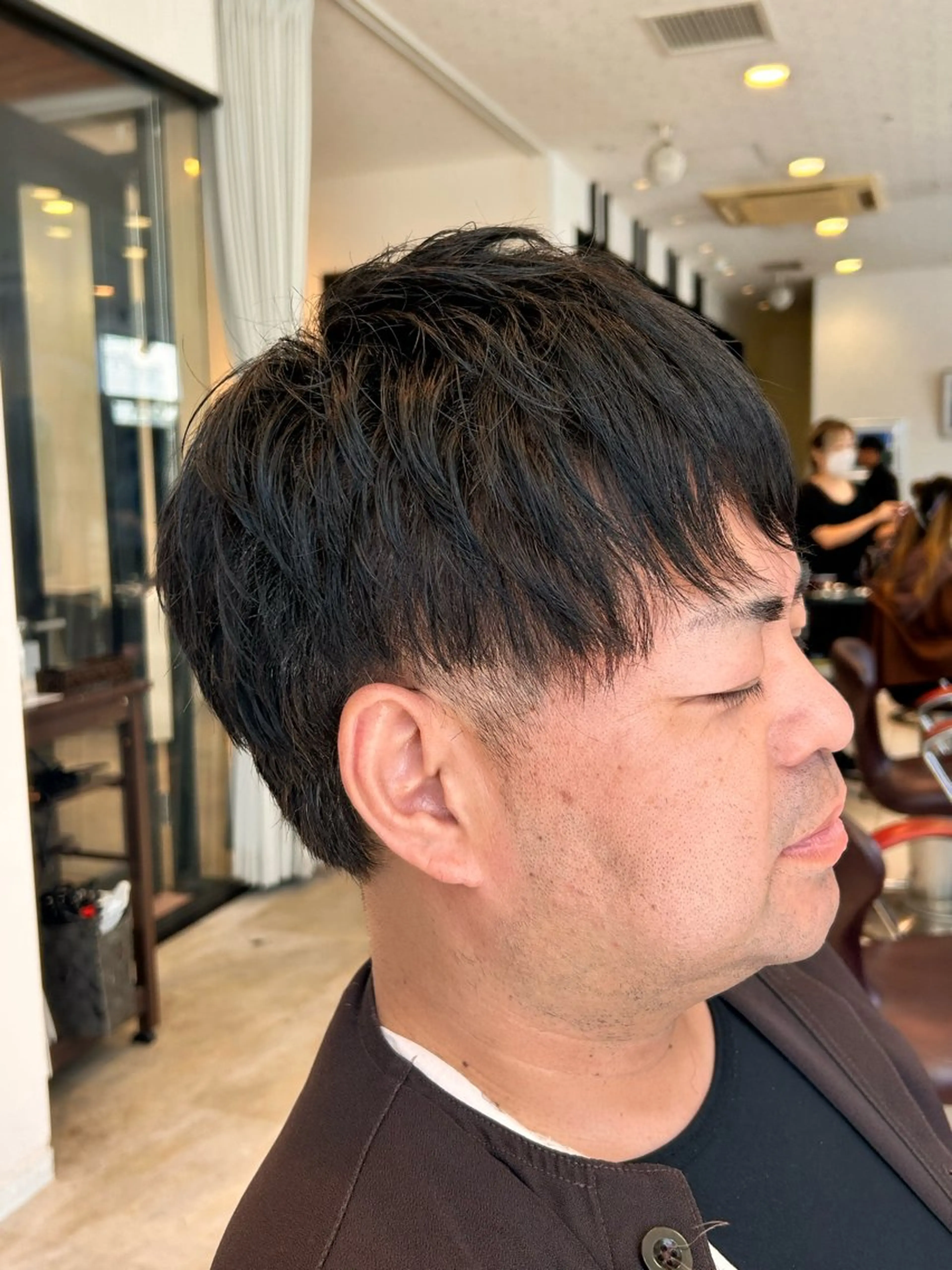 ショート メンズ マッシュ ショートヘア ri kuのヘアスタイル