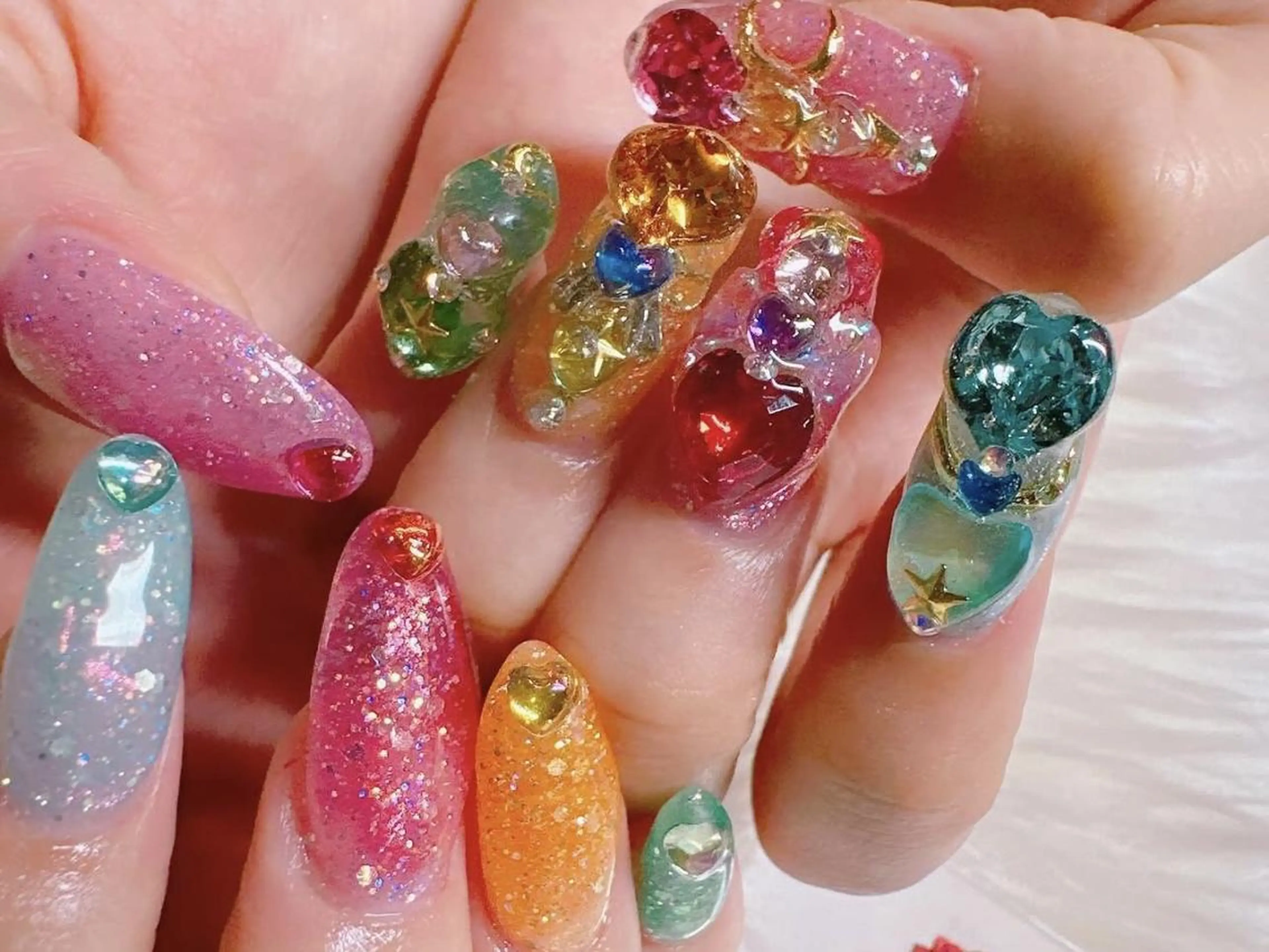 メンズ ネイル Bloom kabukiのネイルデザイン