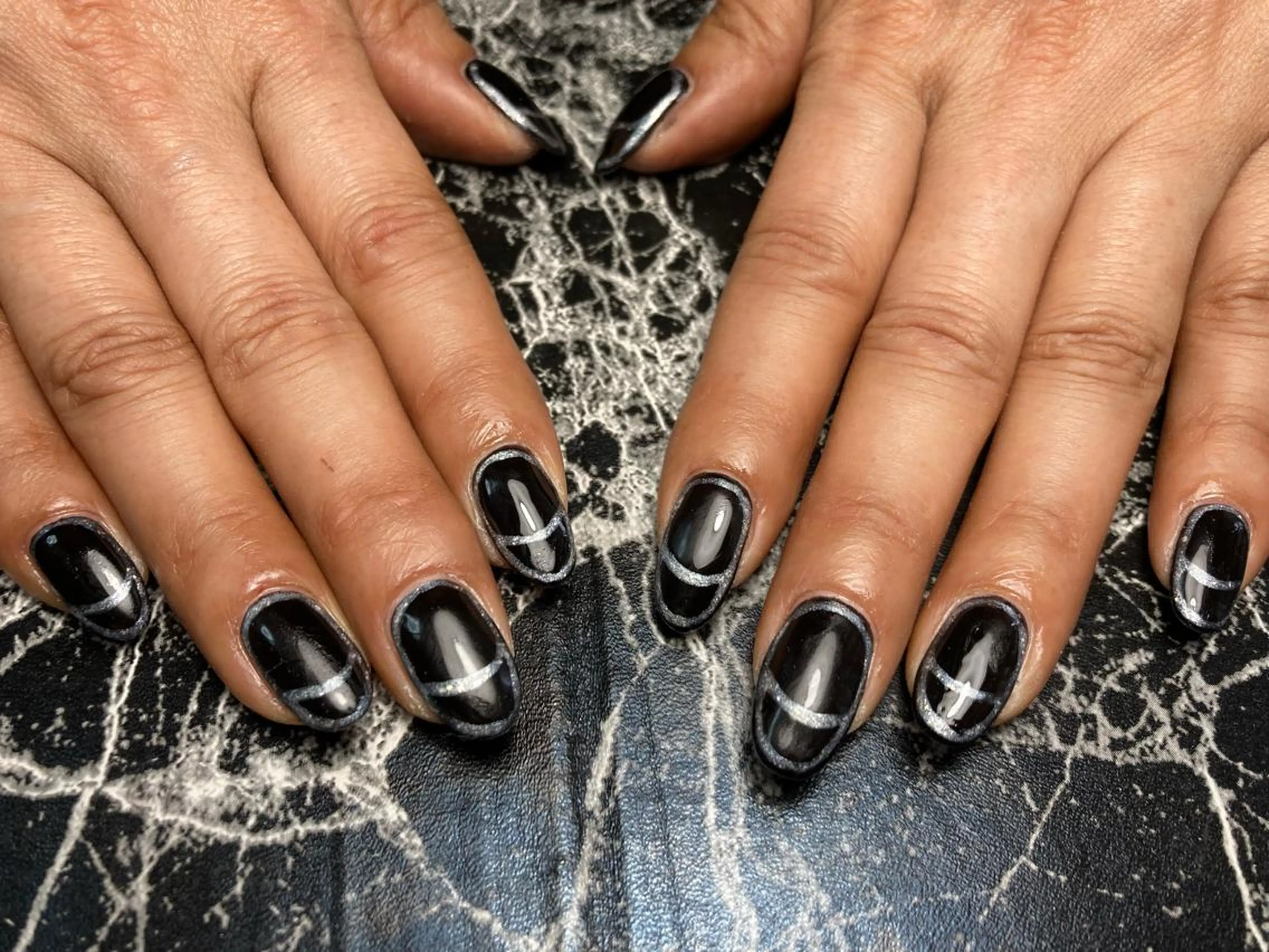 ショート ネイル ハンドネイル フットネイル ✴︎ Delightのネイルデザイン