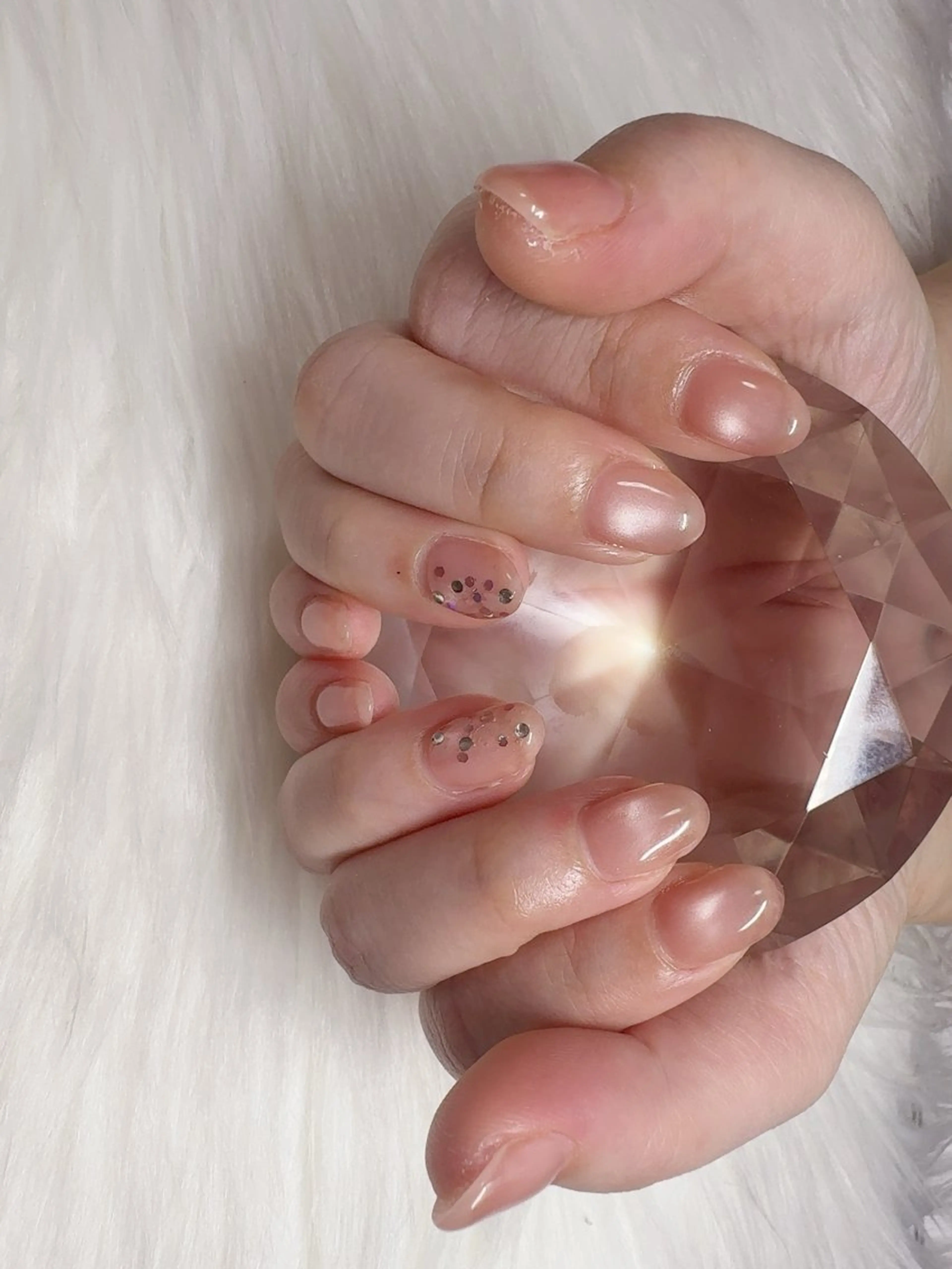 ネイル ハッピーネイル 蘭のネイルデザイン