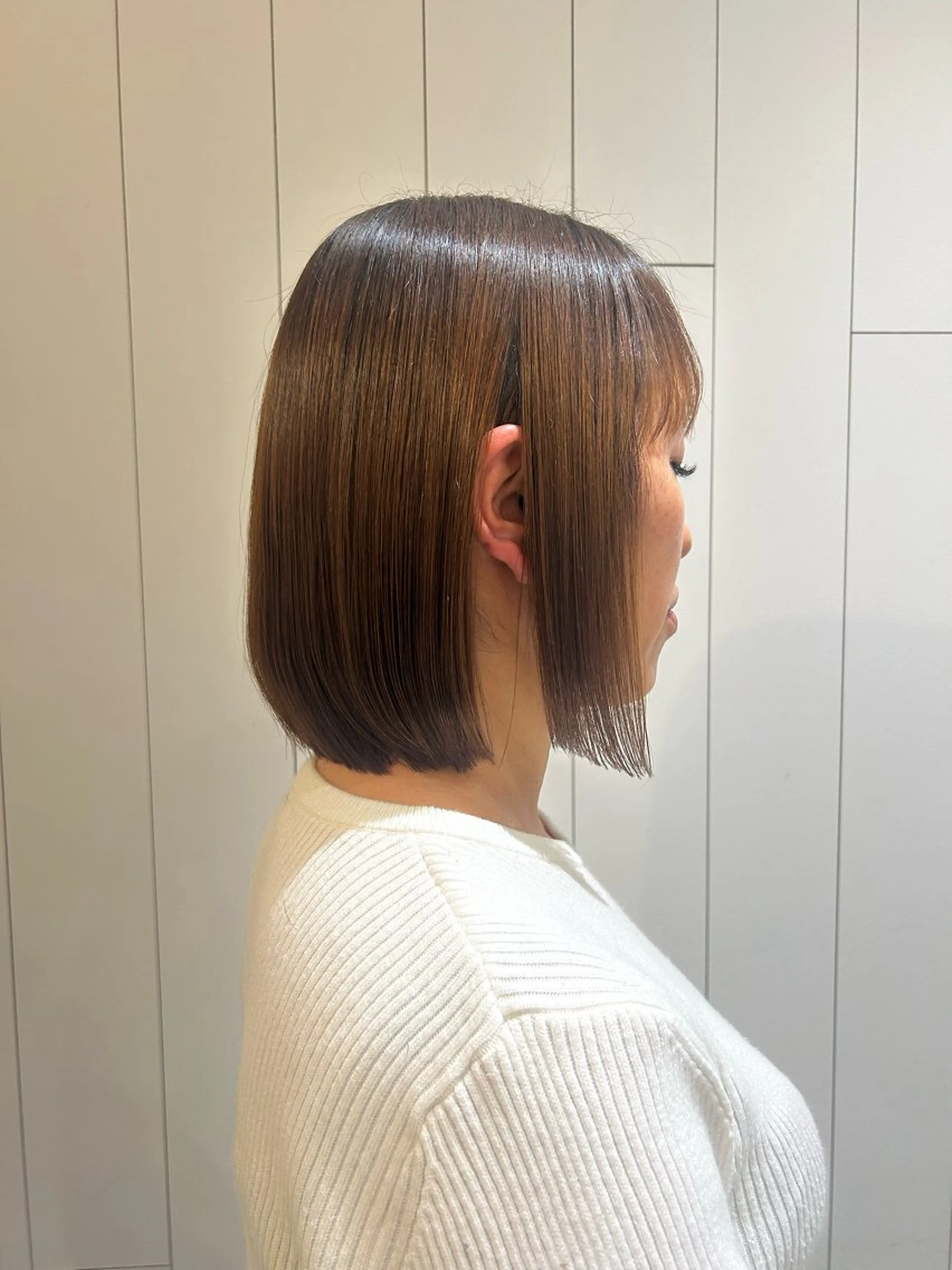 ミディアム ボブ ショート✂︎ボブ/ /小駒杏花のヘアスタイル