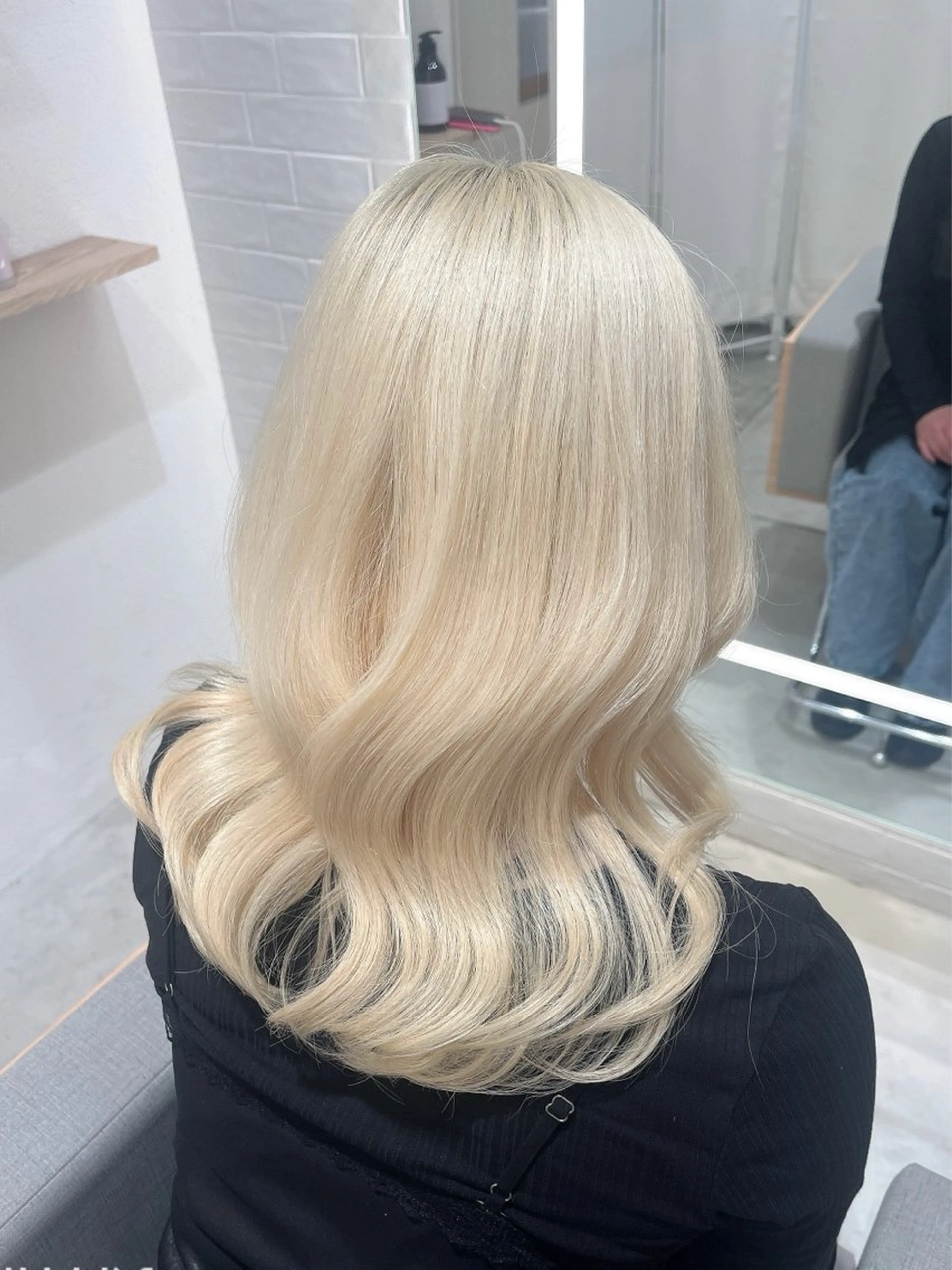 セミロング カラー ヘアカラー stair:case 💖大類舞衣子💖のヘアスタイル