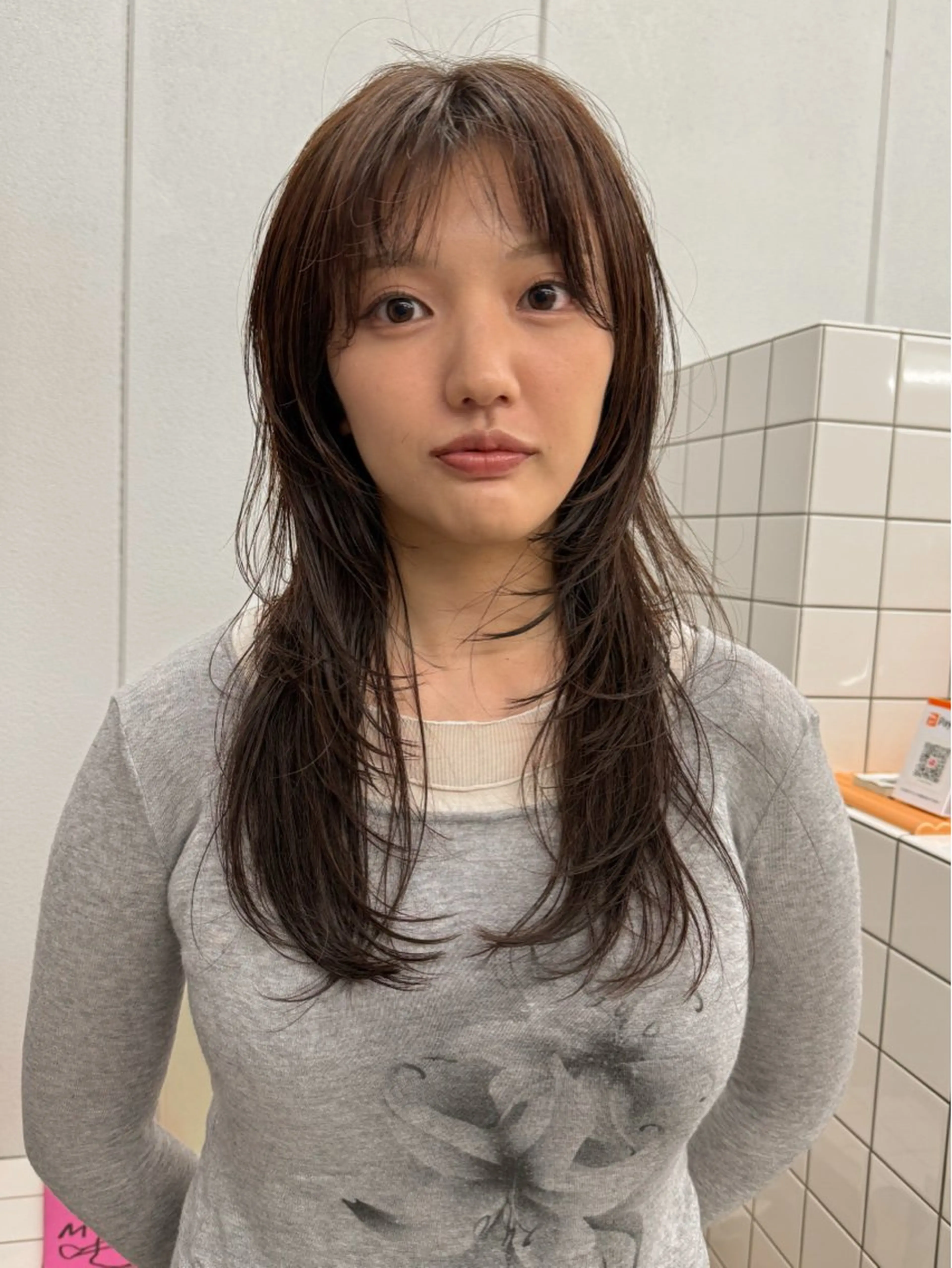 ミディアム カラー カット ヘアカラー 関 京磨のヘアスタイル