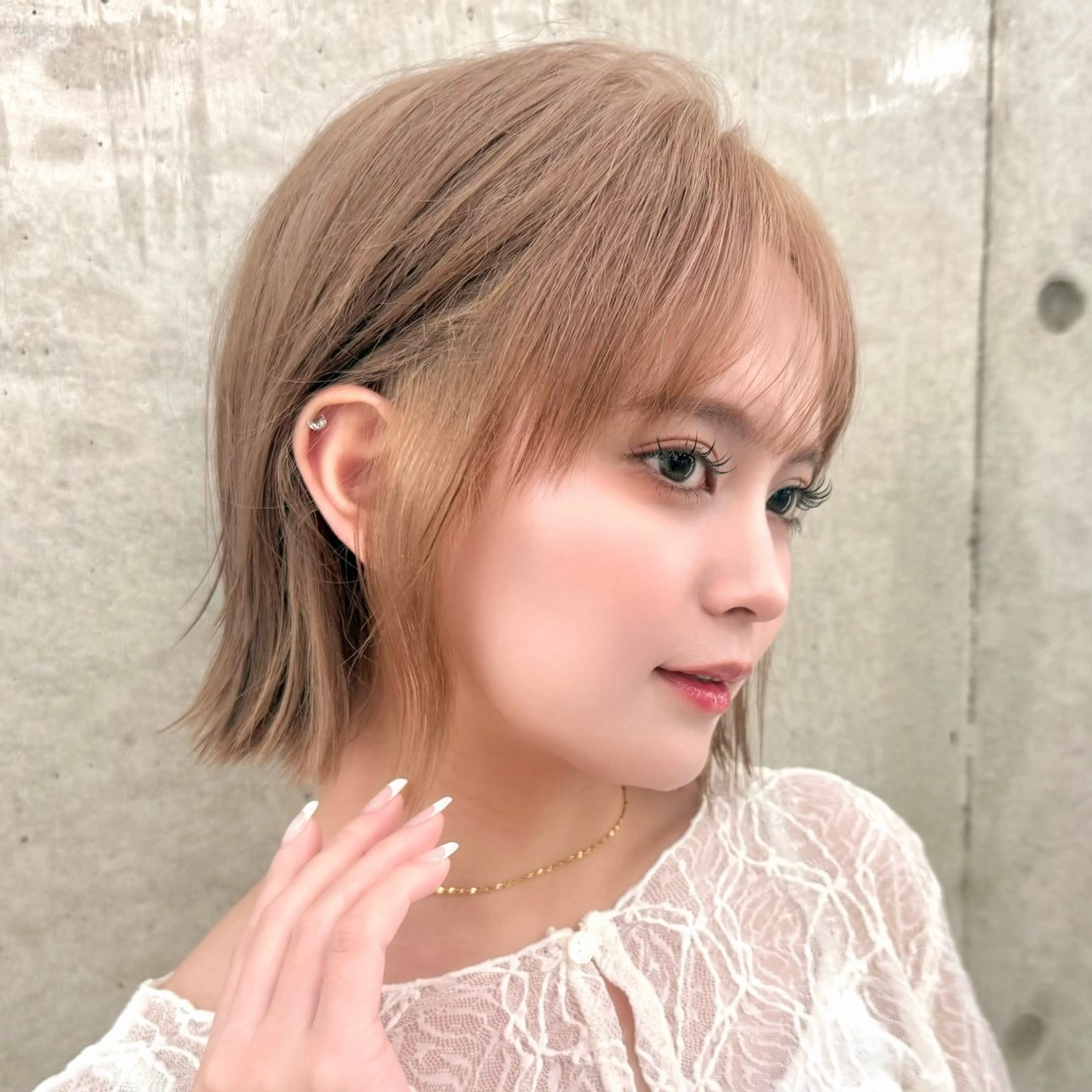 ミディアム 似合わせボブ🌟 艶髪特化💗村松優斗のヘアスタイル