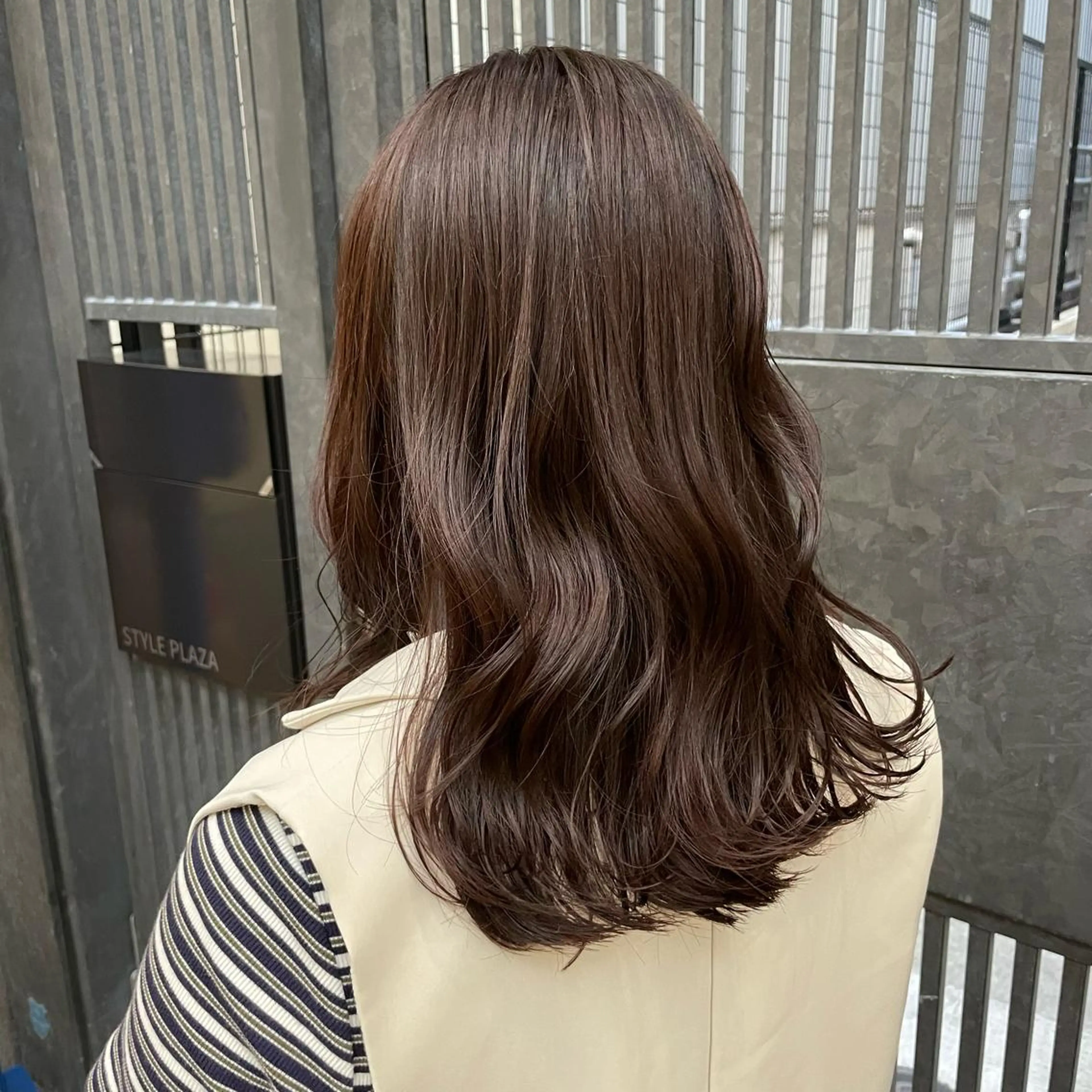 ミディアム カラー 縮毛矯正/髪質改善/ 石橋代智のヘアスタイル