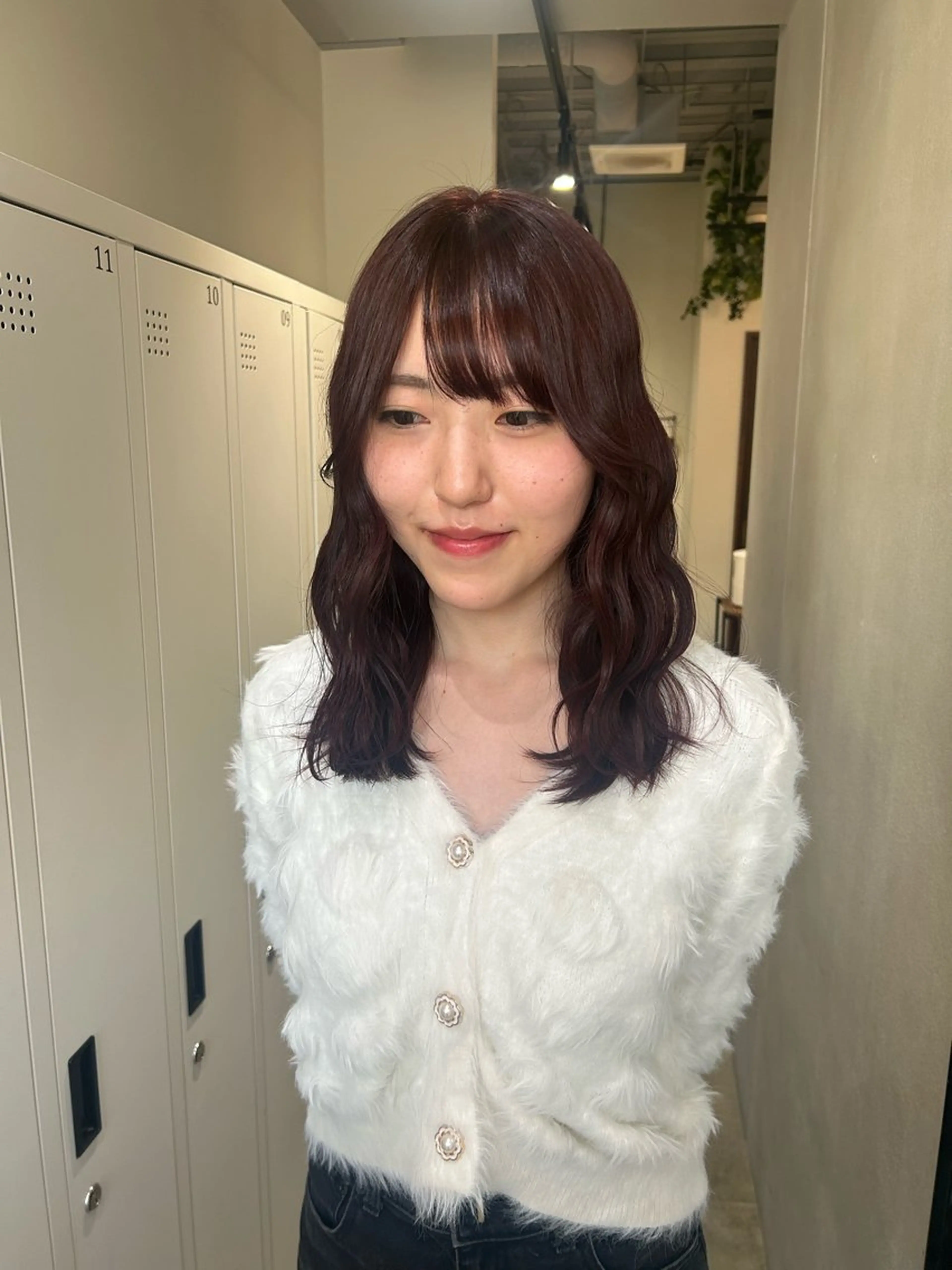 ミディアム おしゃれボブ/暖色 カラー🧶いろはのヘアスタイル