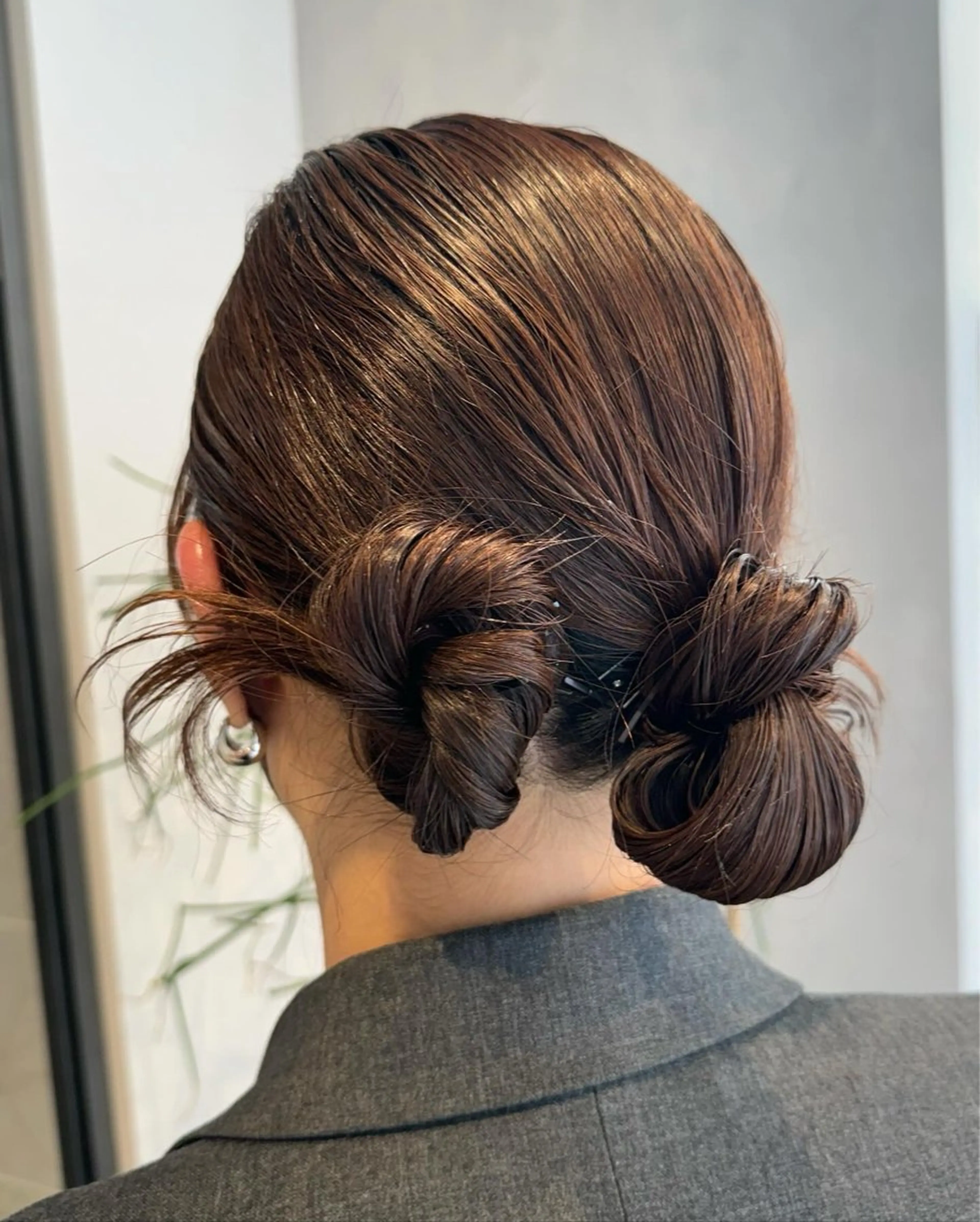 ヘアアレンジ 透明感カラー✨艶髪 制作🌱山根あゆみのヘアスタイル