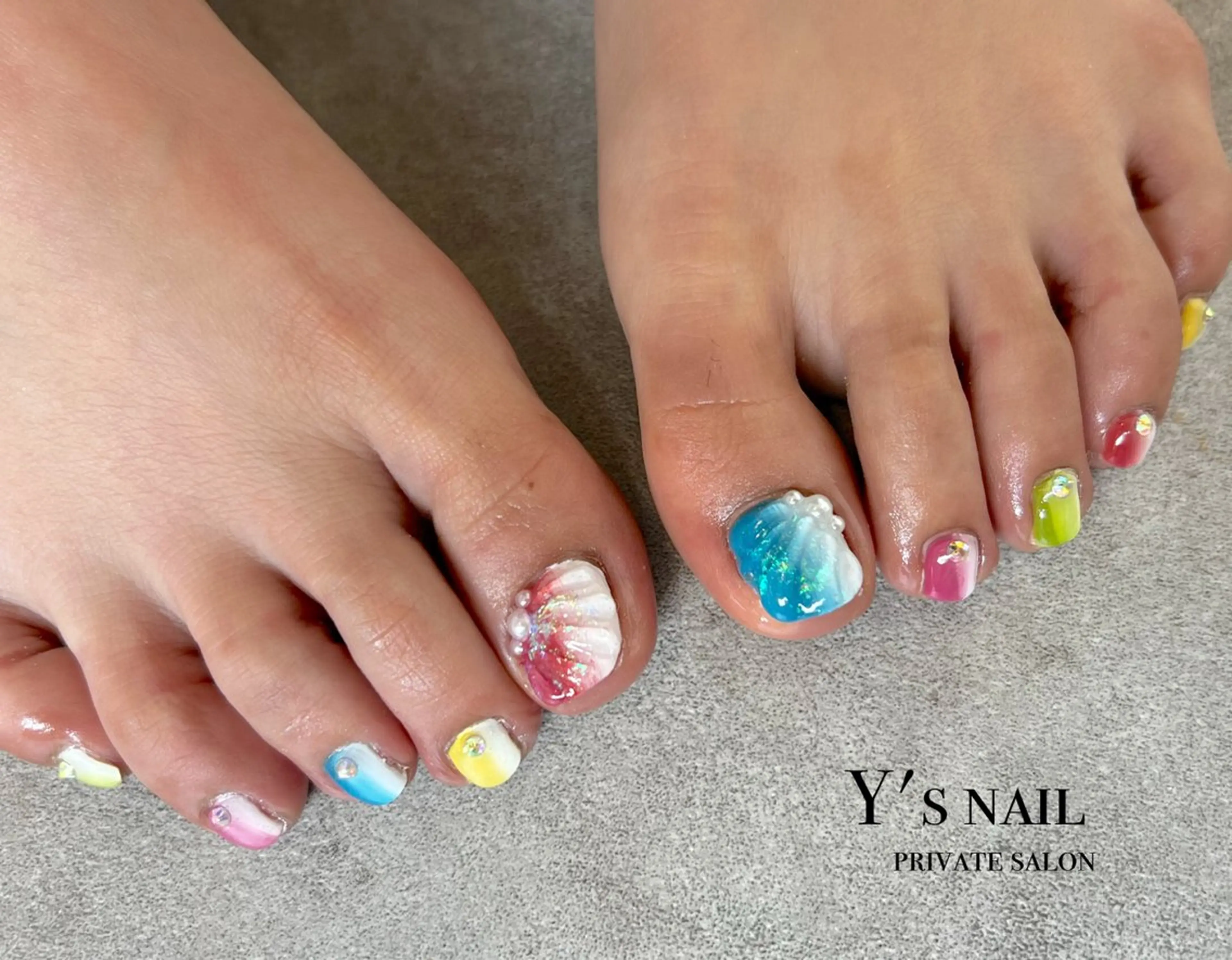 ネイル フットネイル フットネイル Y's nail ˚✧₊YUIのネイルデザイン