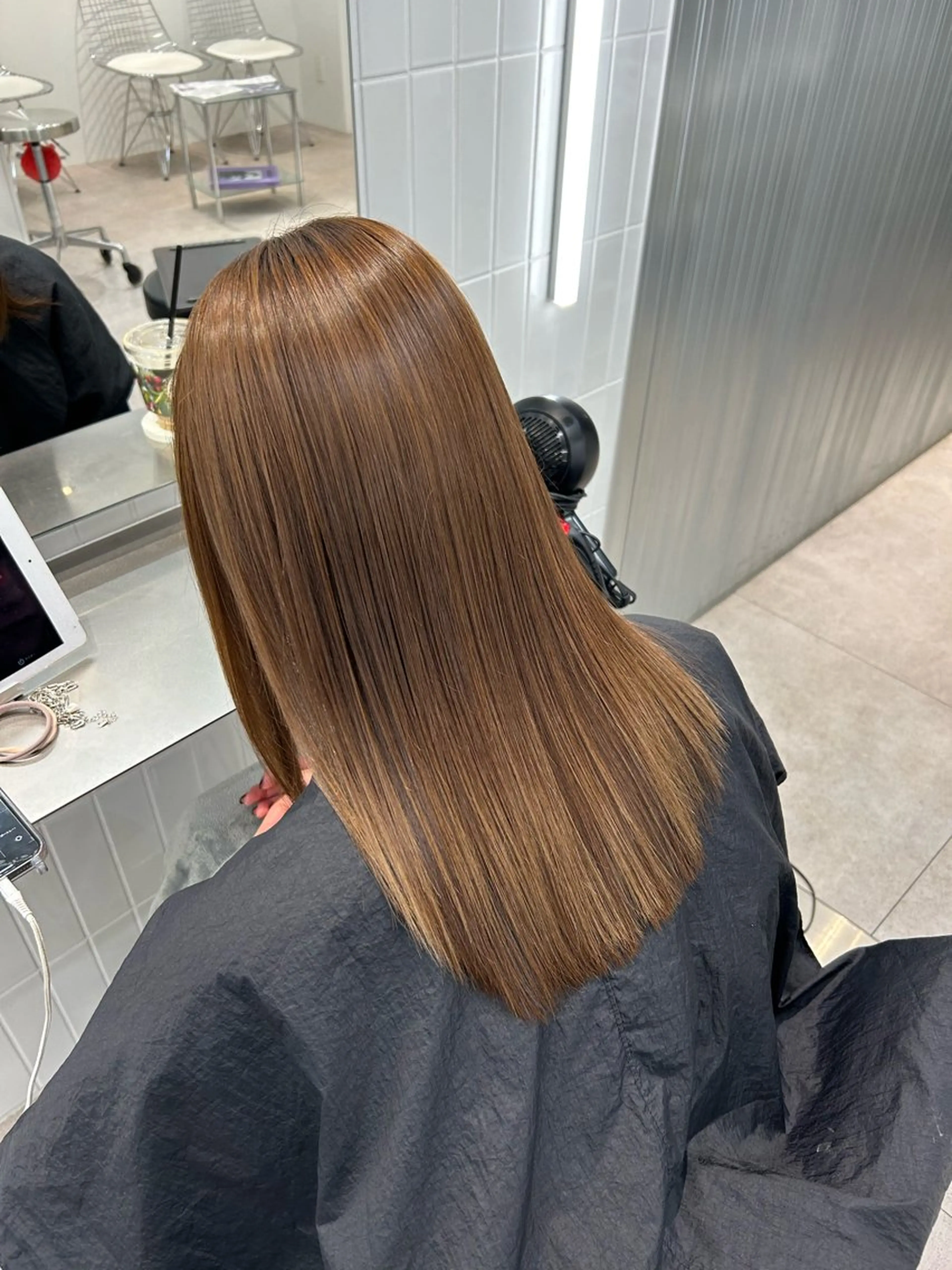 ロング カラー 🫧ミルクティー ブリーチRIKU🫧のヘアスタイル