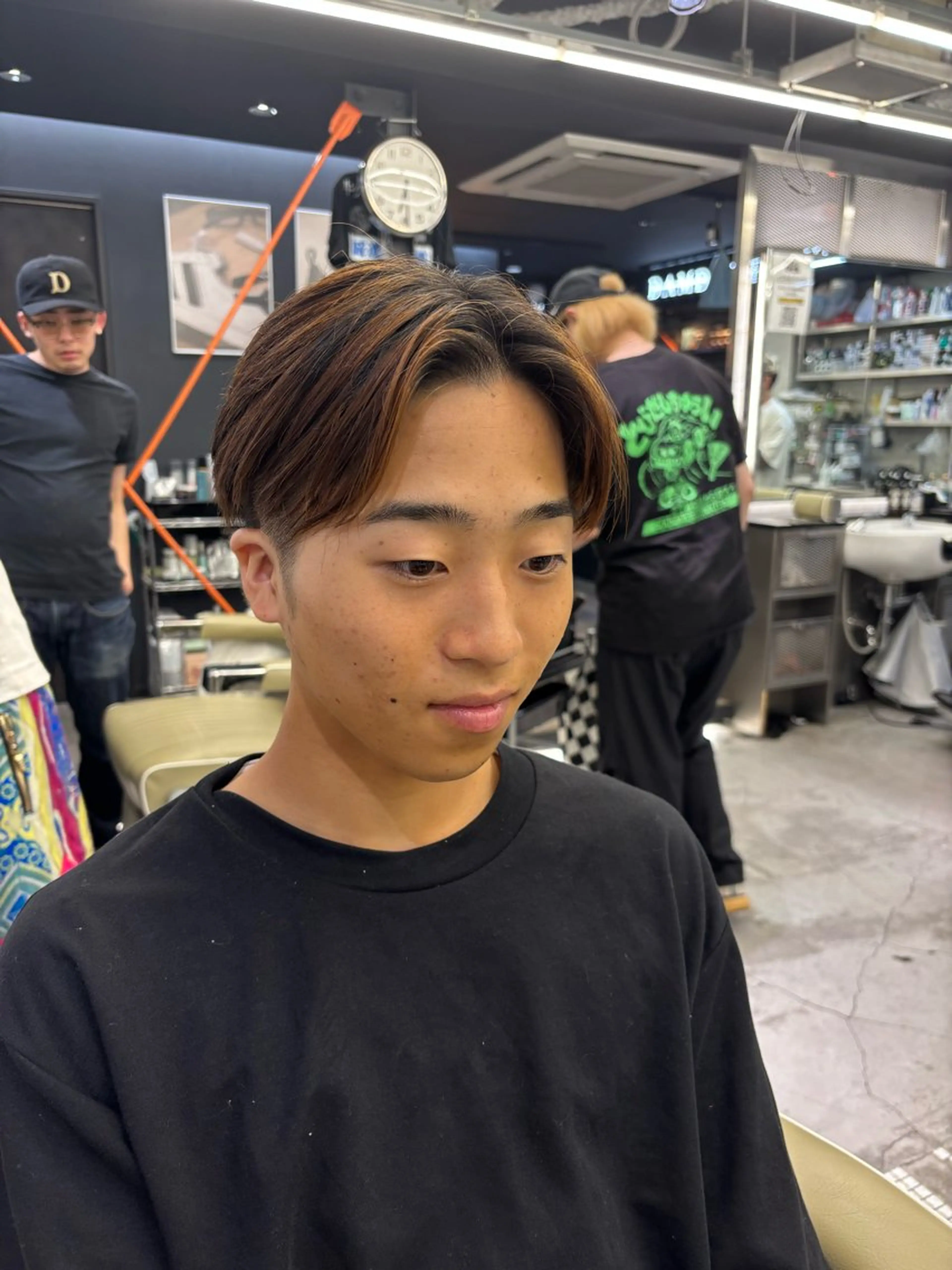 ミディアム 上野床屋 メンズ吾妻駿のヘアスタイル