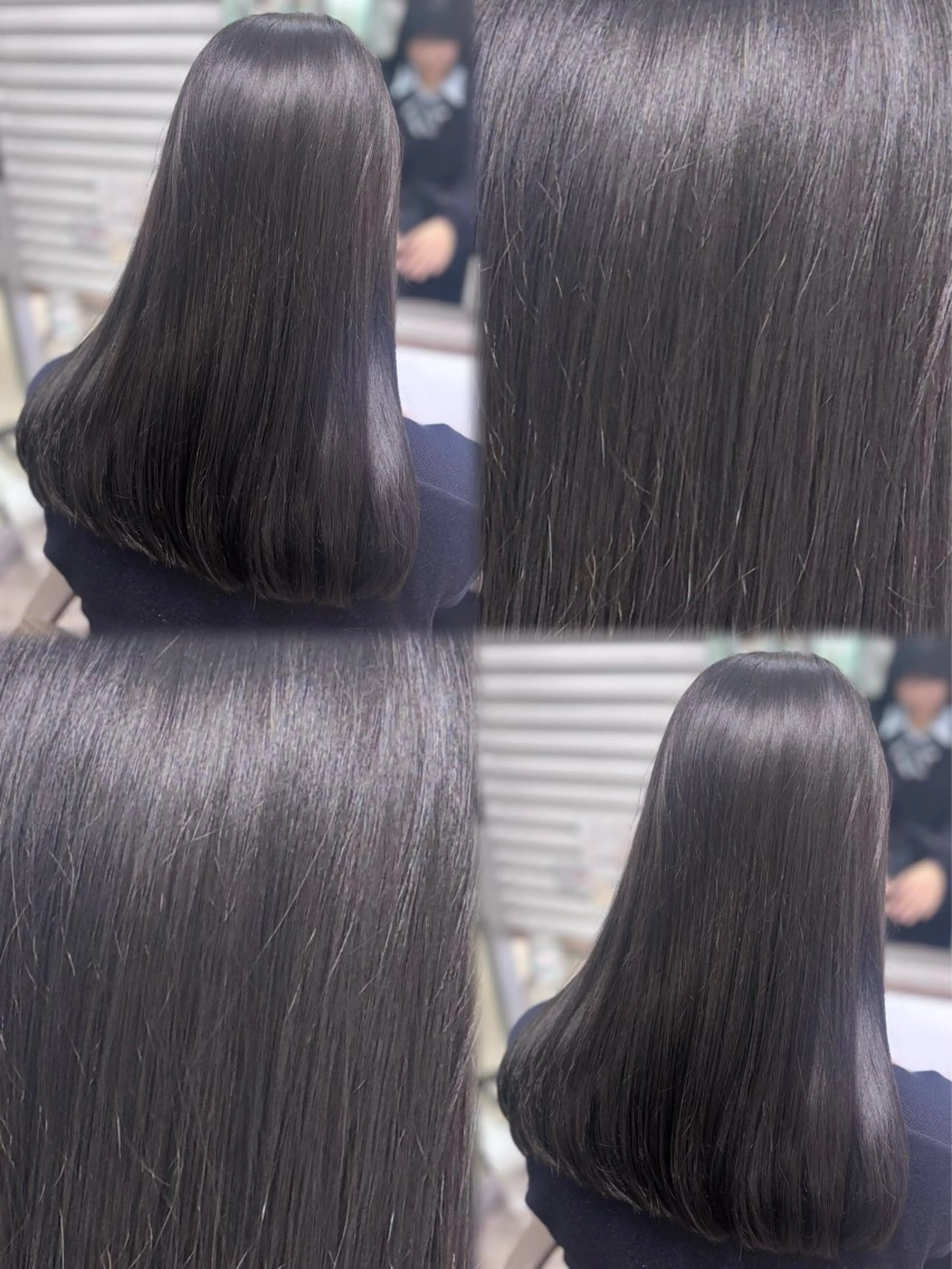 ロング カラー 黒髪 透明感カラー ナチュラルブラック ロング 🩷🎀モデル募集 きらら🎀🩷のヘアスタイル