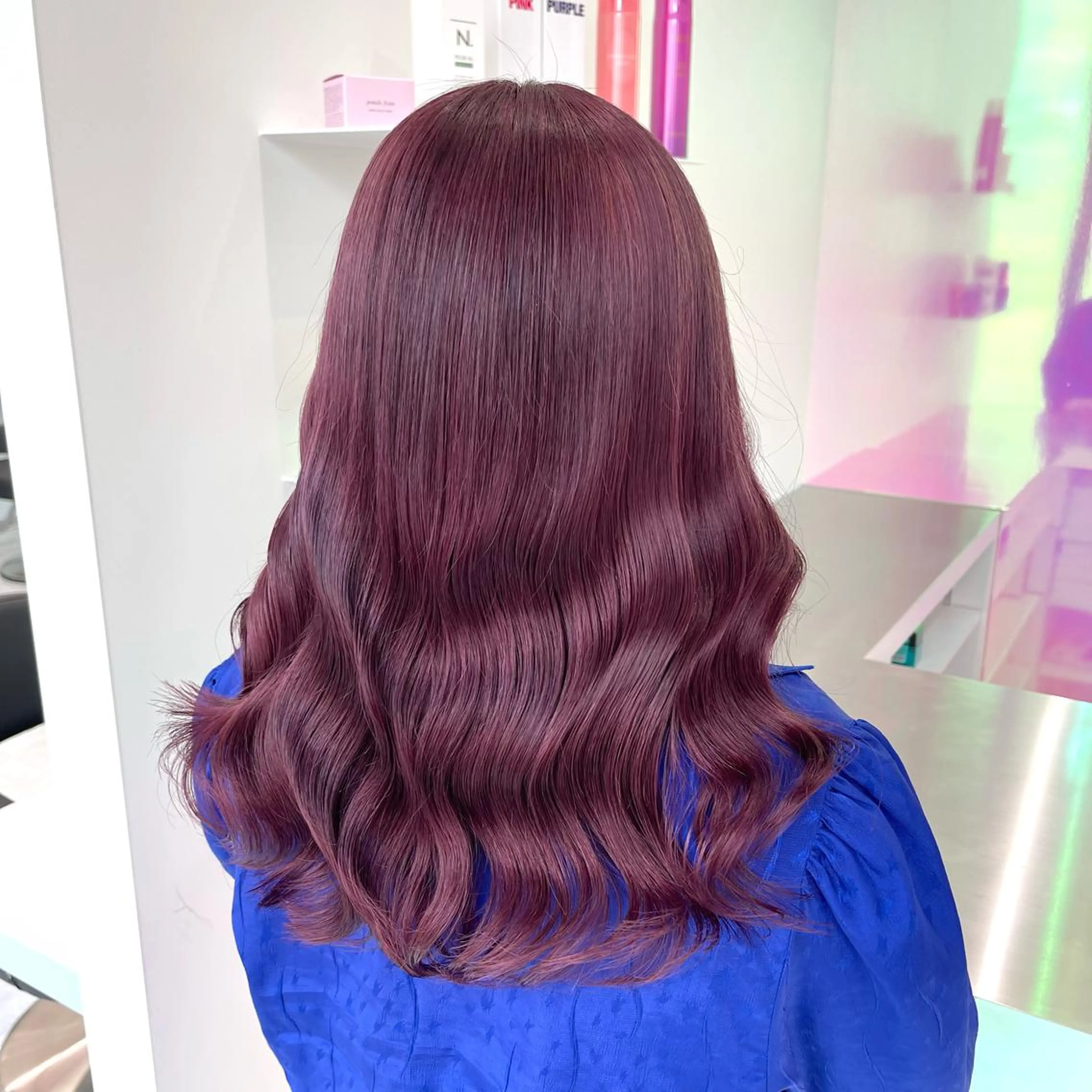 セミロング 💗爆美女製造機💗 ハイトーン-髪質改善のヘアスタイル