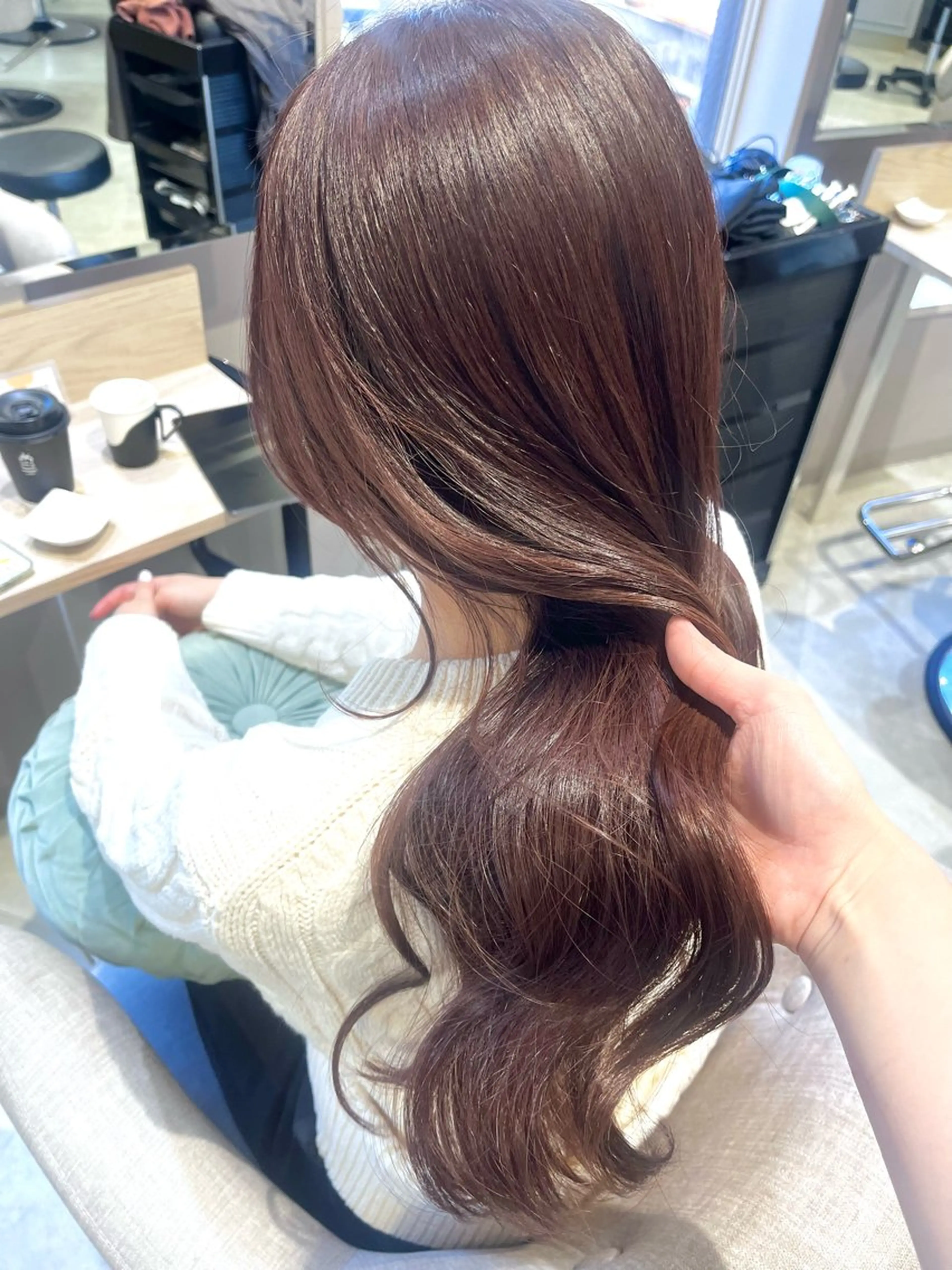 ロング ナナ/梅田/髪質改善 カラー/ストレートのヘアスタイル