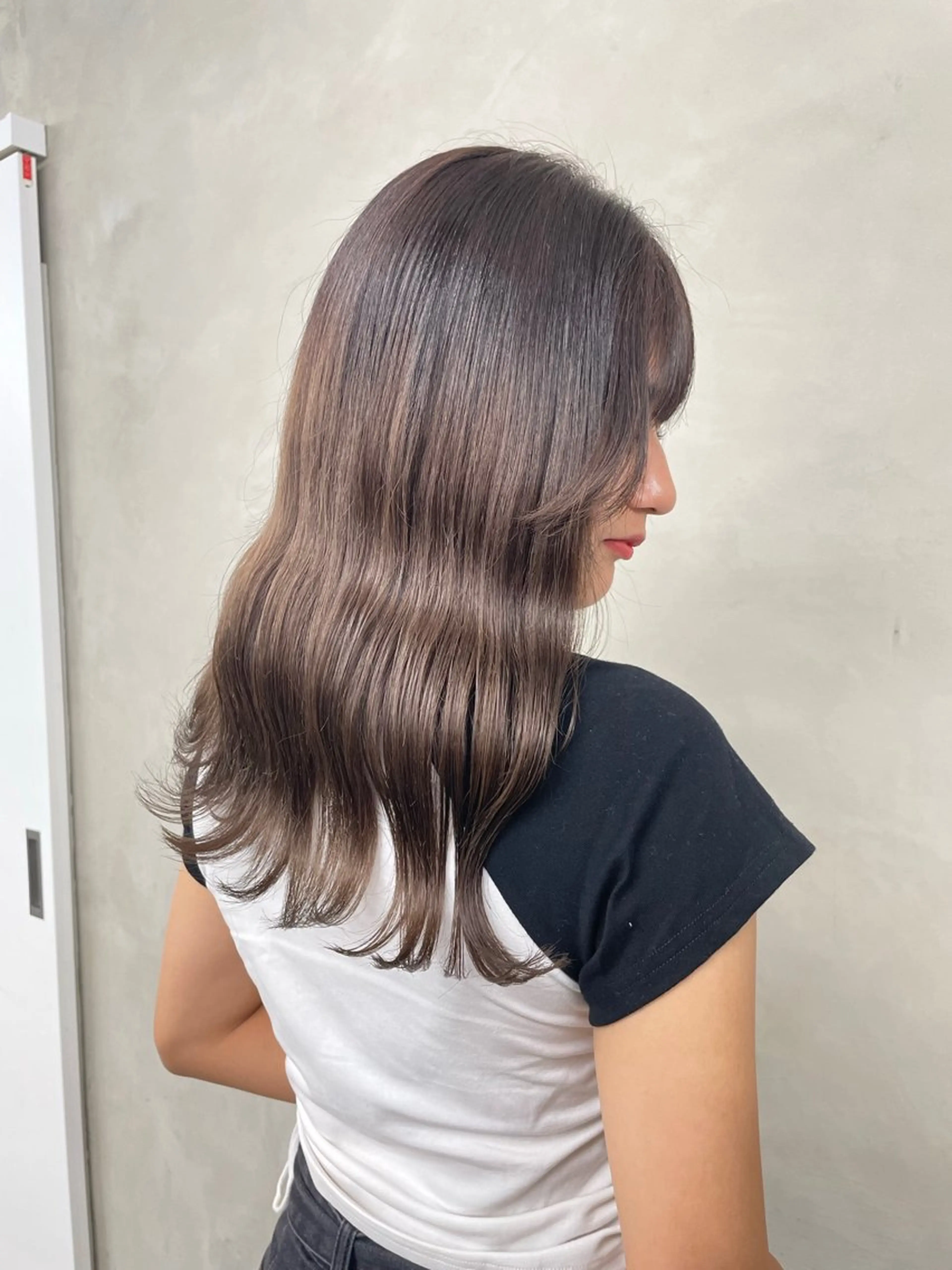 ロング ヘアカラー 🧋ミルクティーカラ ー🧋特化小林拓登のヘアスタイル