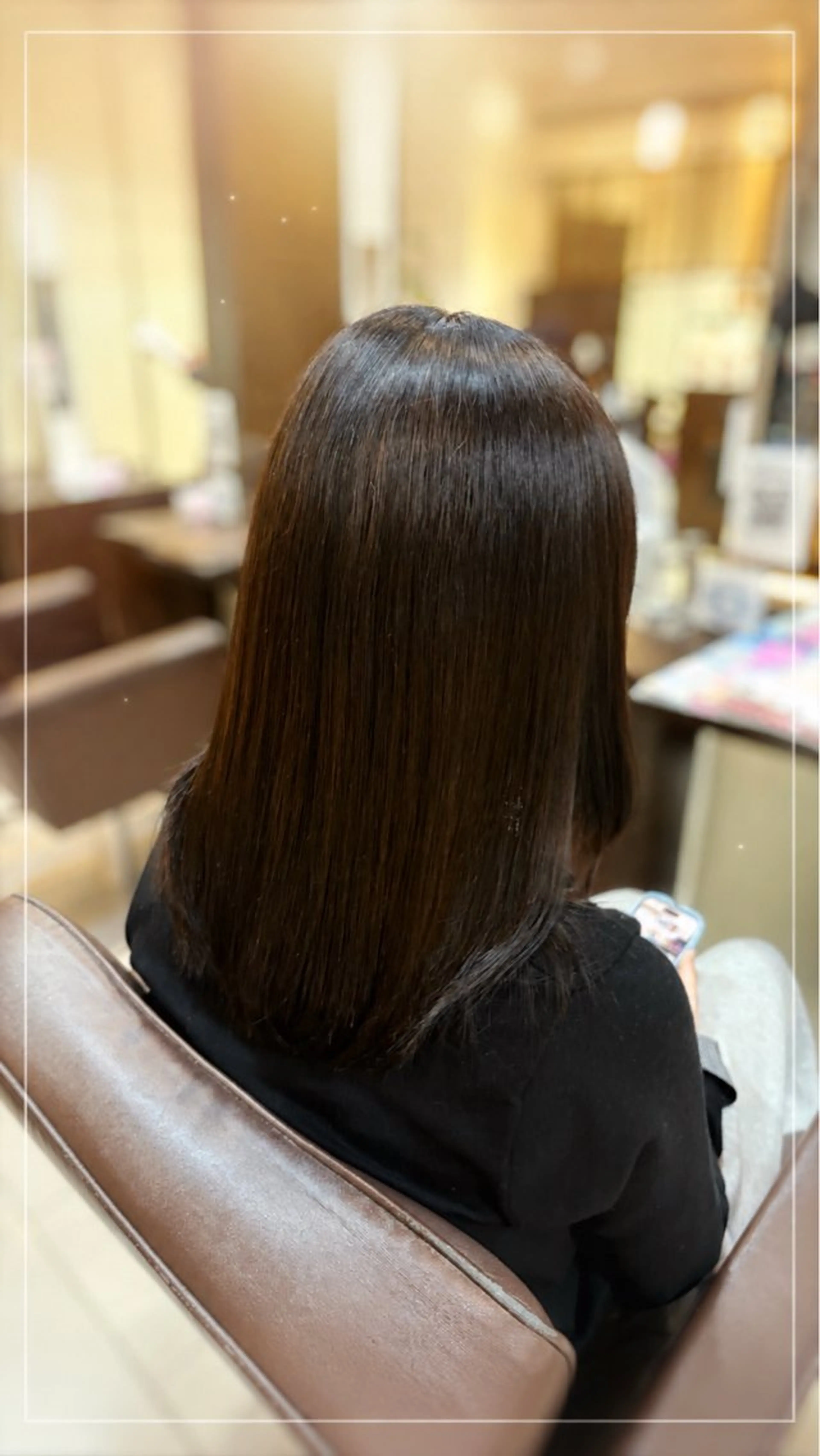 ミディアム カラー ブラウンカラー ダークブラウン 透明感️🫧寒色系/ ヘアアレンジ🎀ゆなのヘアスタイル