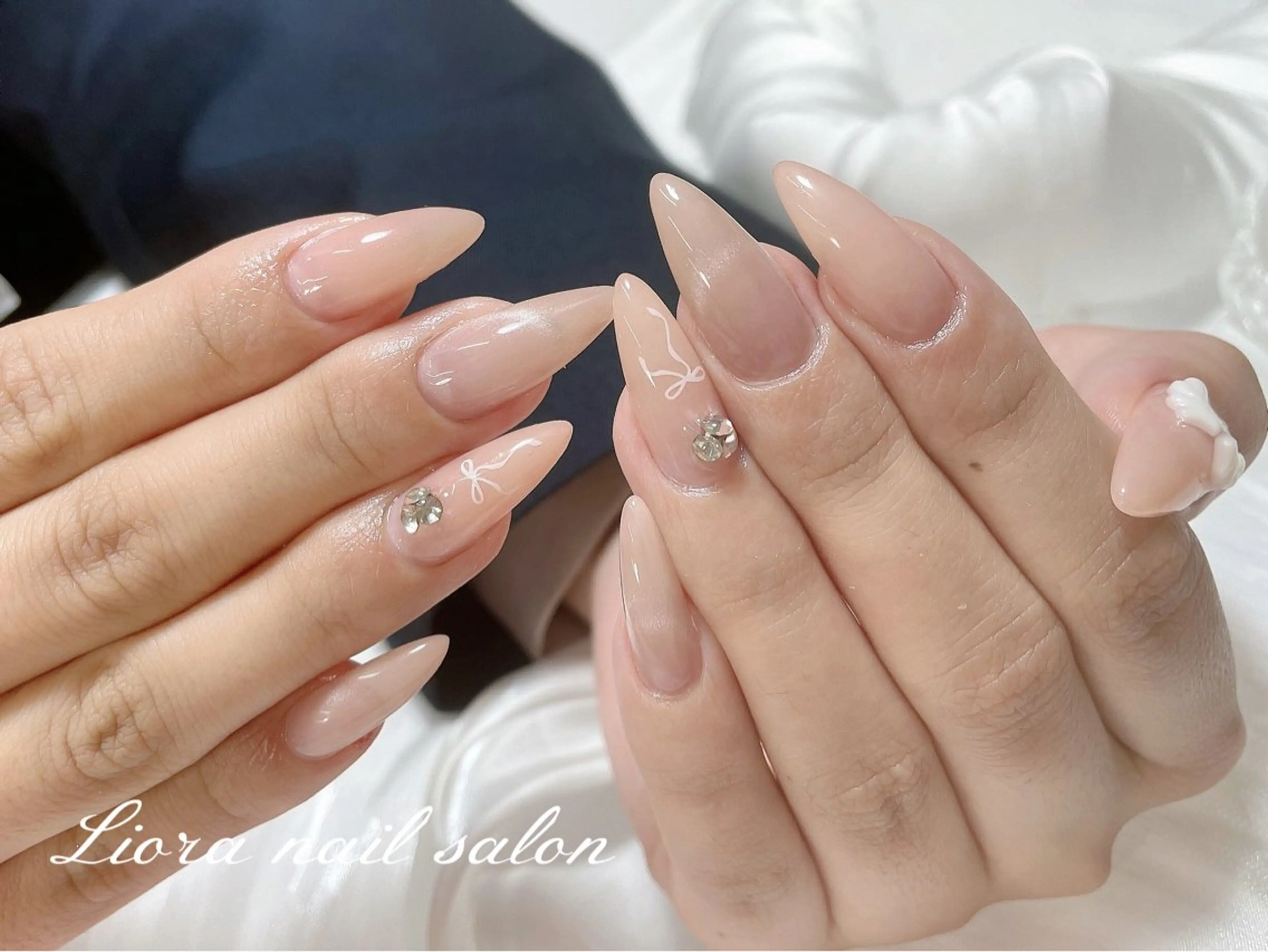 ネイル チークネイル フットネイル フレンチネイル ジェルネイル ガーリー ハンドネイル Liora nail スカルプ専門店のネイルデザイン