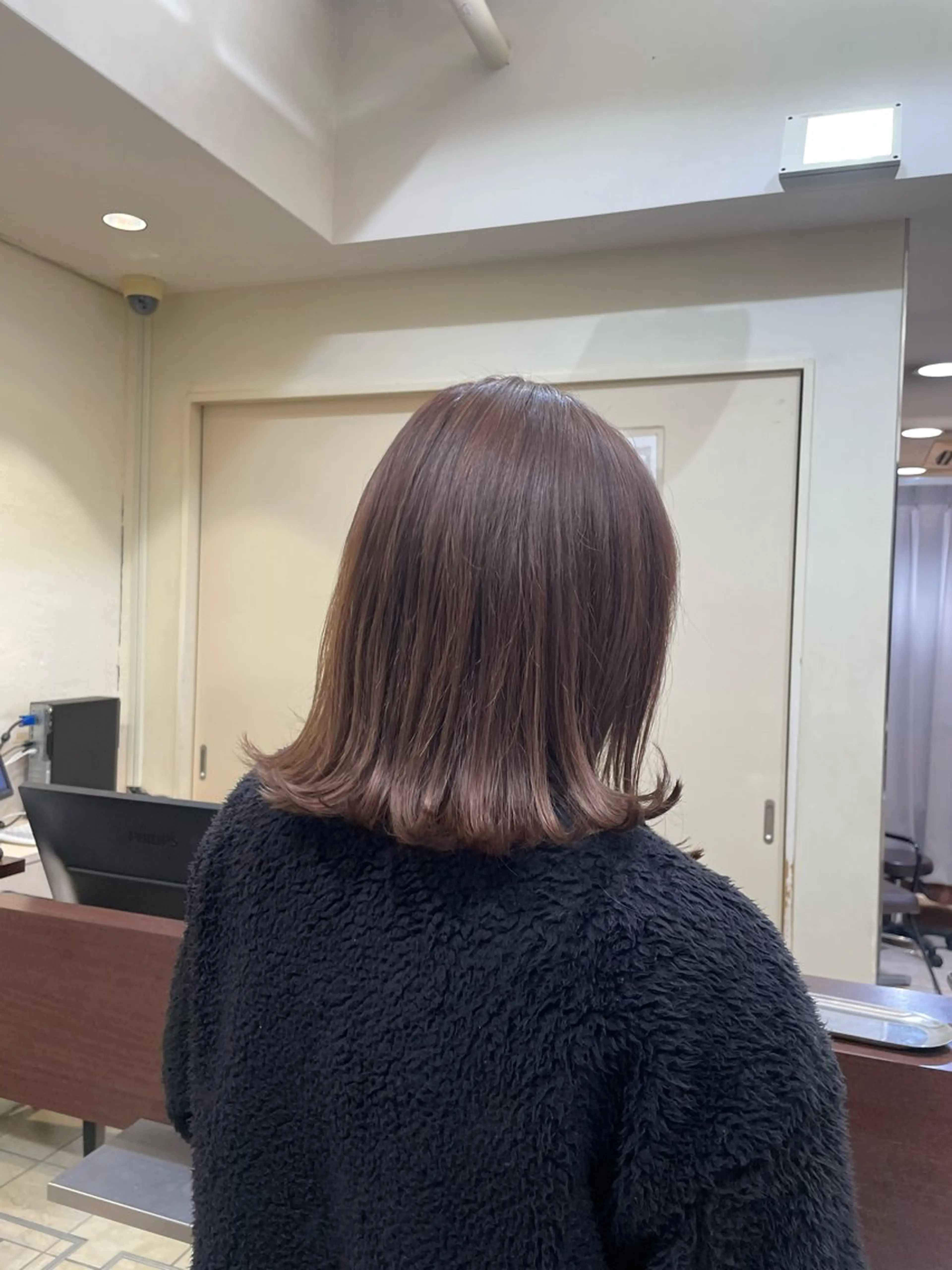 カラー ヘアカラー トリートメント 桑田 新菜のヘアスタイル