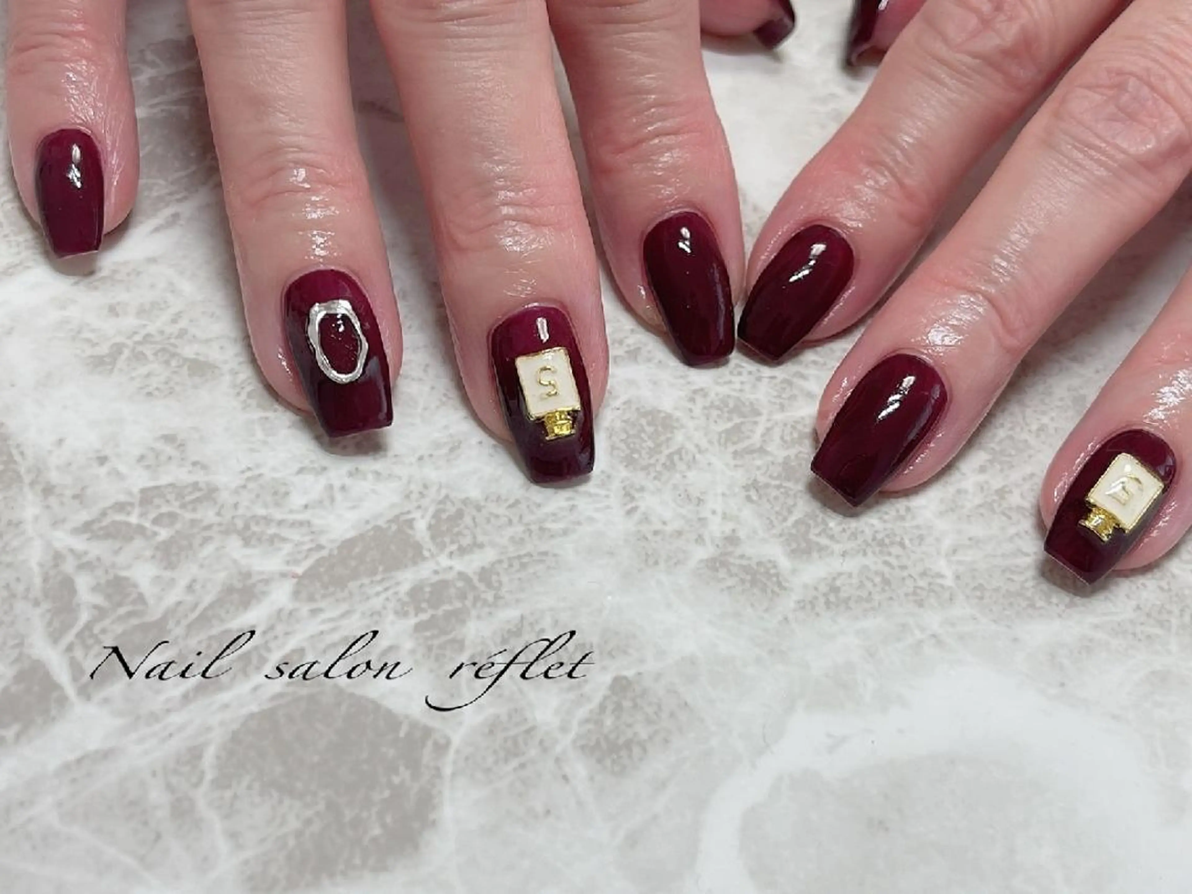 ネイル 持ち込み ハンドネイル Nailsalon Lebelのネイルデザイン