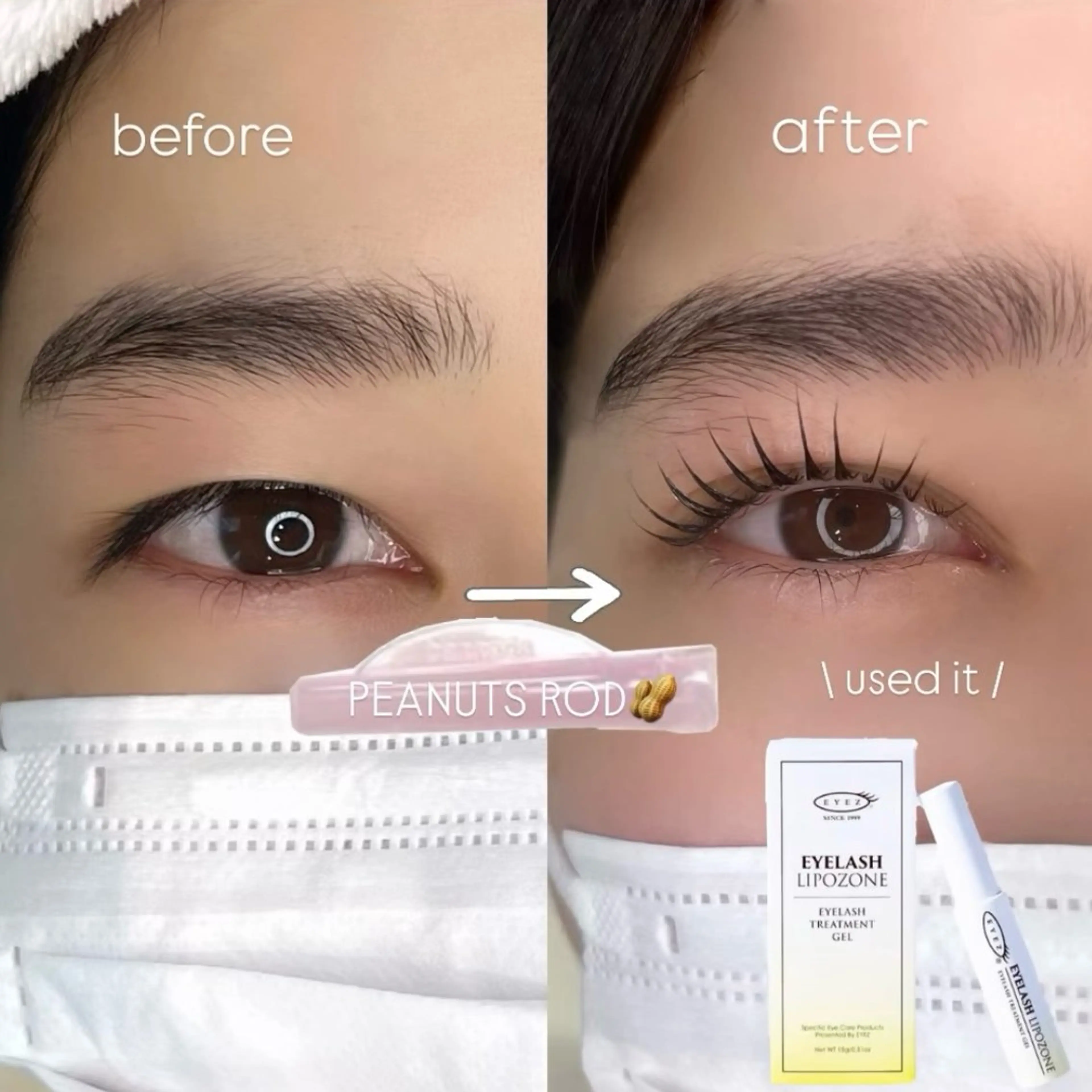 マツエク・マツパ 韓国風マツエク 一重×まつ毛パーマ マツパ ponopipi 小倉店のマツエク・マツパデザイン