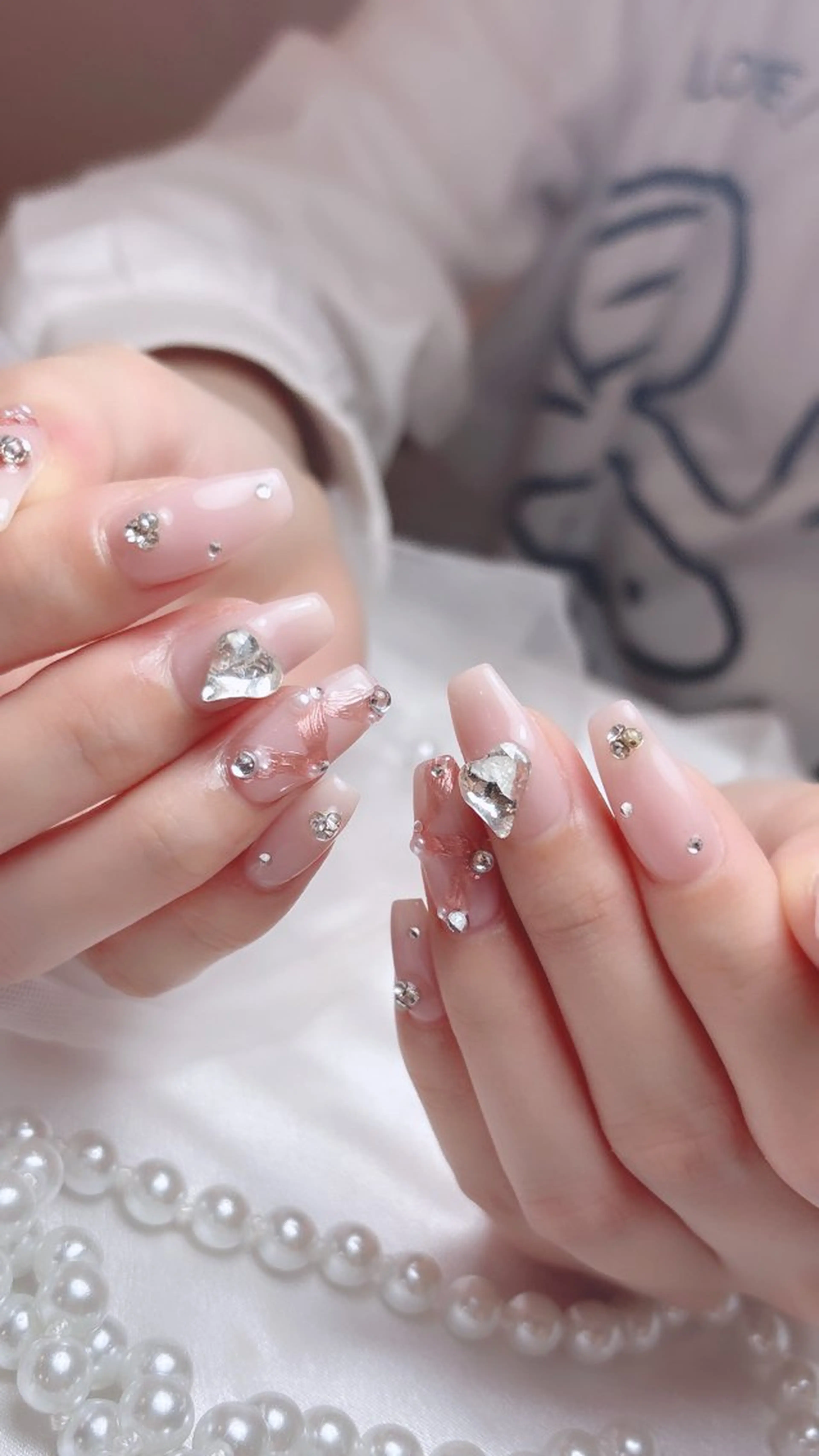 ネイル フットネイル フレンチネイル ジェルネイル ガーリー グラデーション ハンドネイル D.d Nail Moeのネイルデザイン