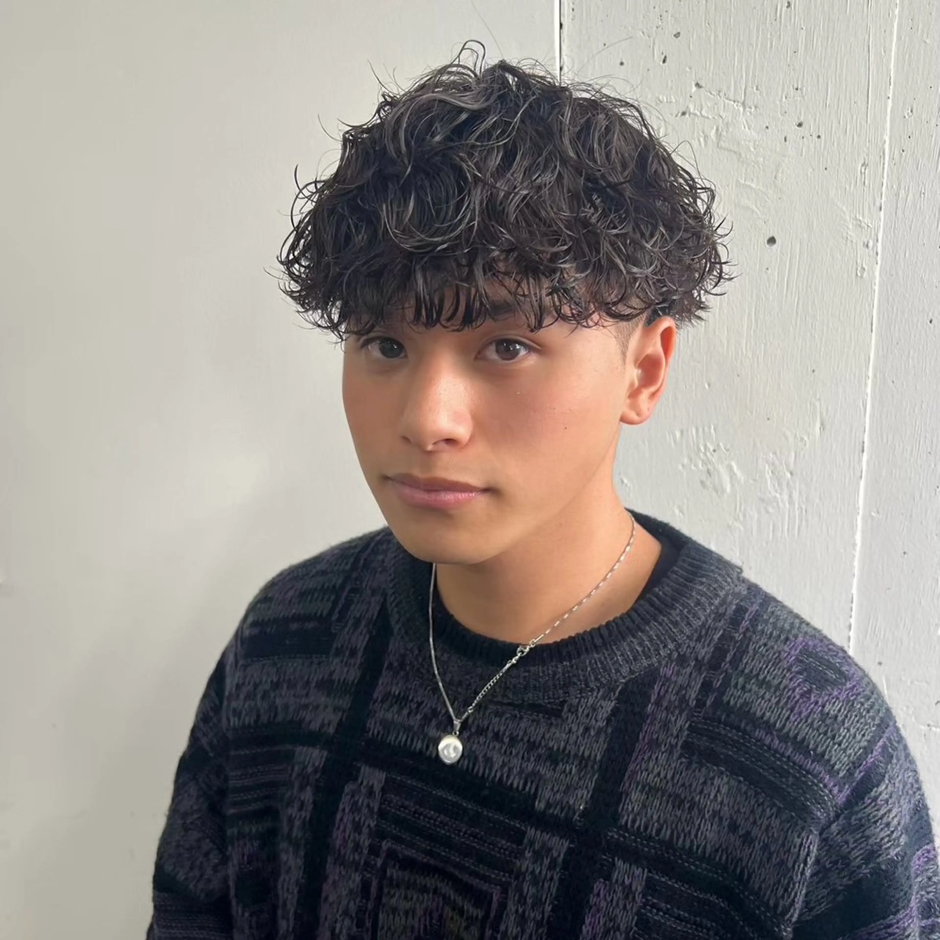 カット×ツイスパ×波巻きMIXパーマの写真