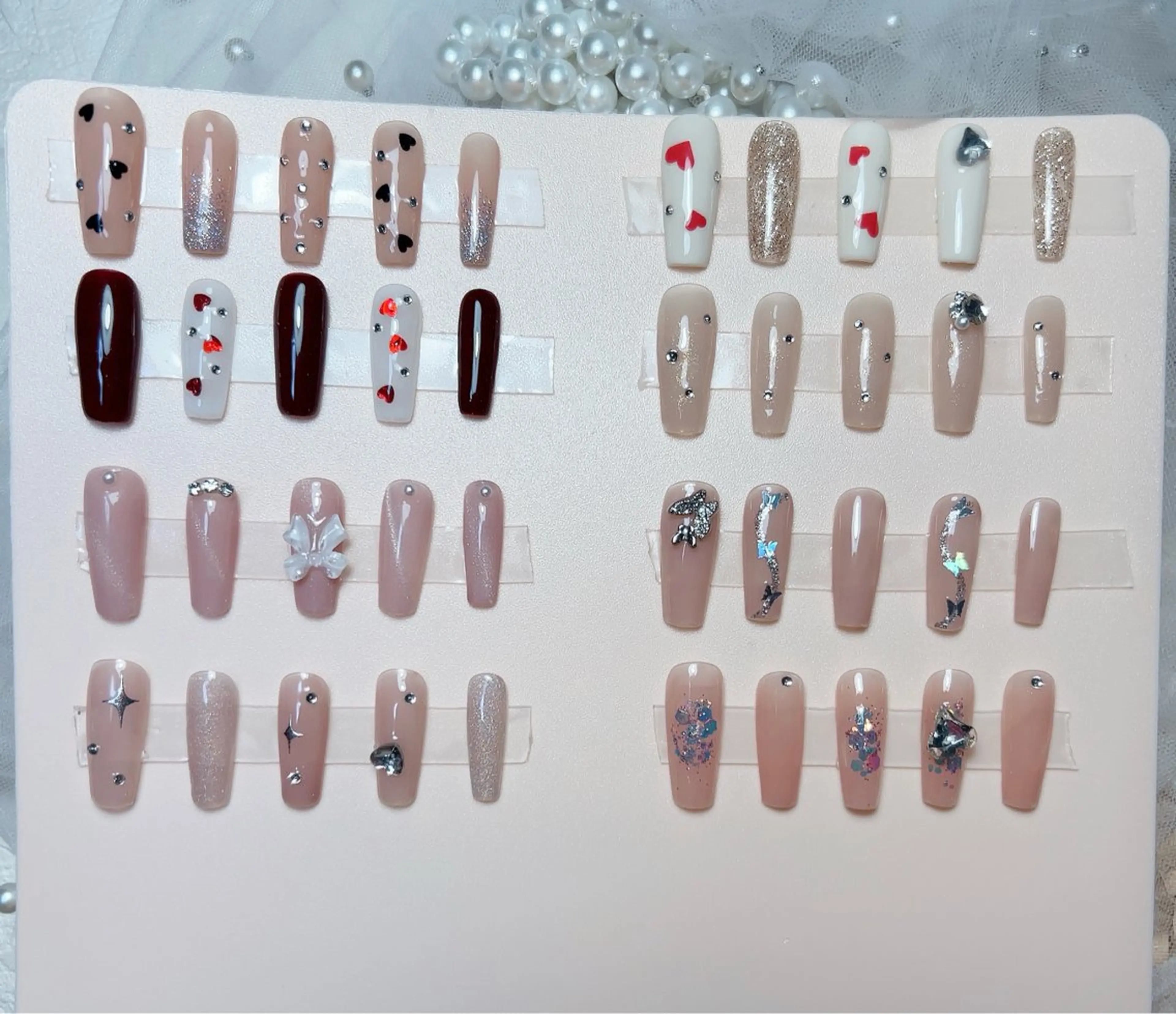 ネイル ハンドネイル M🌷nail 長さだし専門店のネイルデザイン