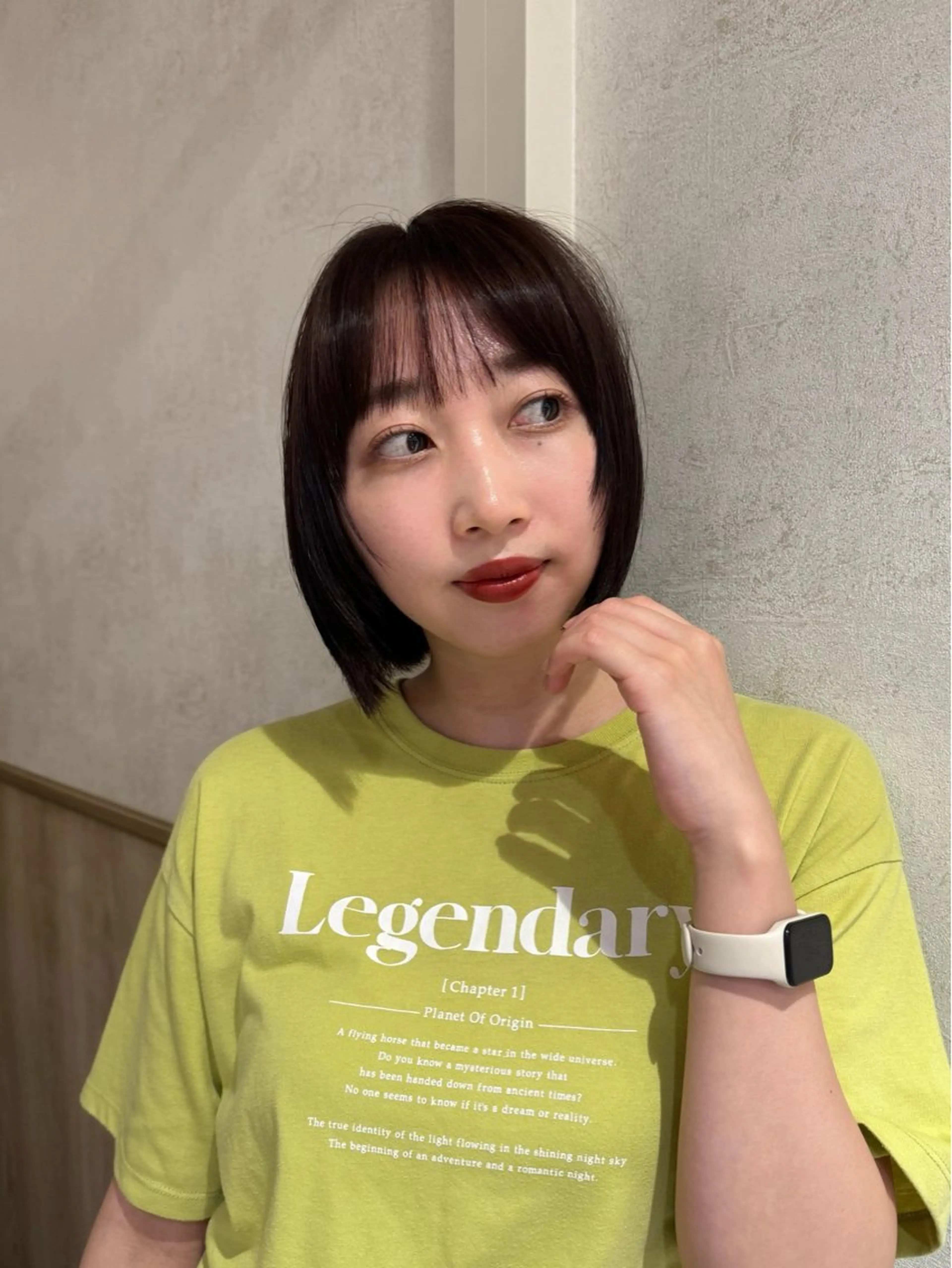 ショート カラー Sora/レイヤー/ 似合わせカラー🤎のヘアスタイル