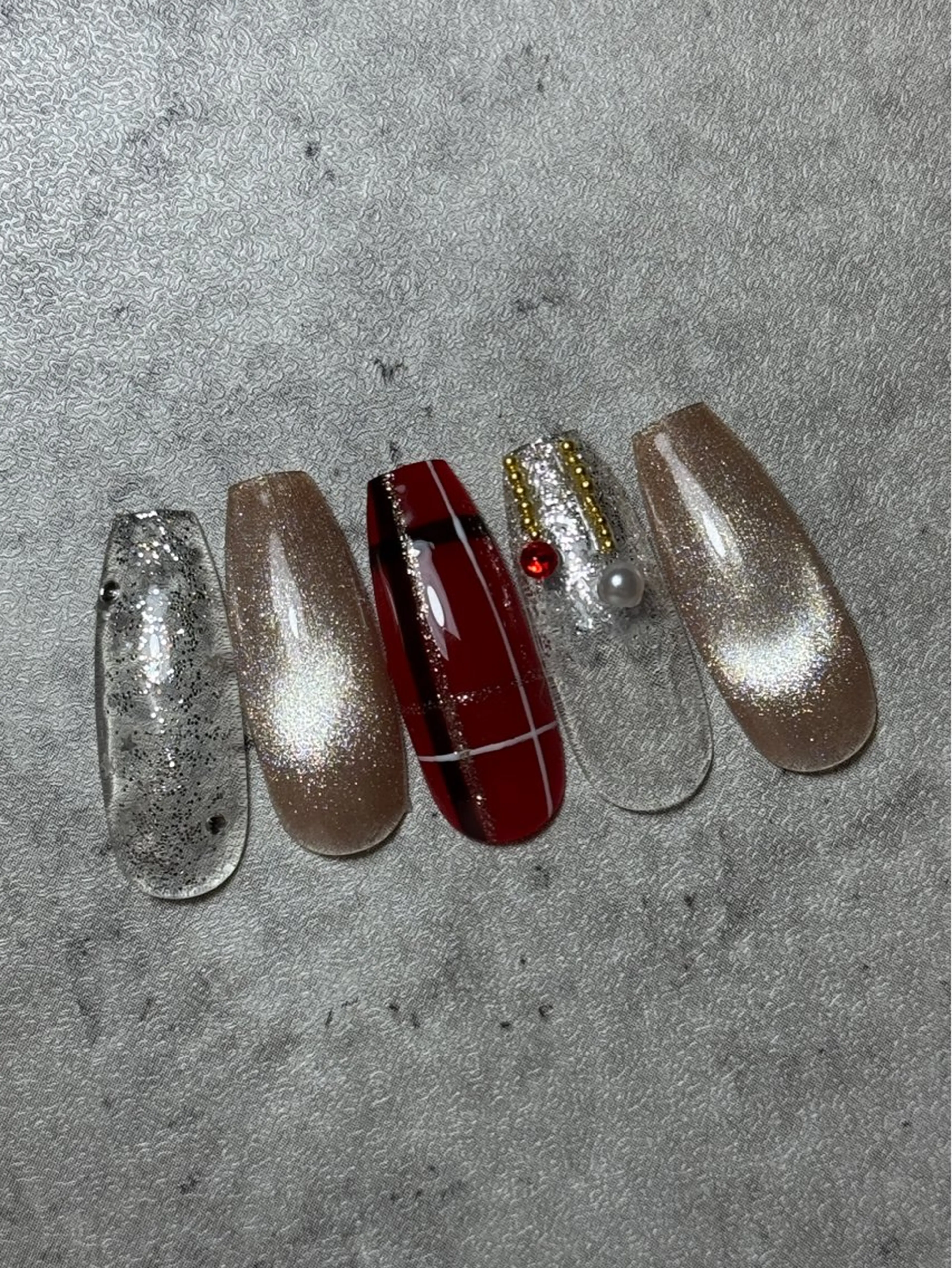 ネイル 冬ネイル クリスマス Salon Luciaのネイルデザイン