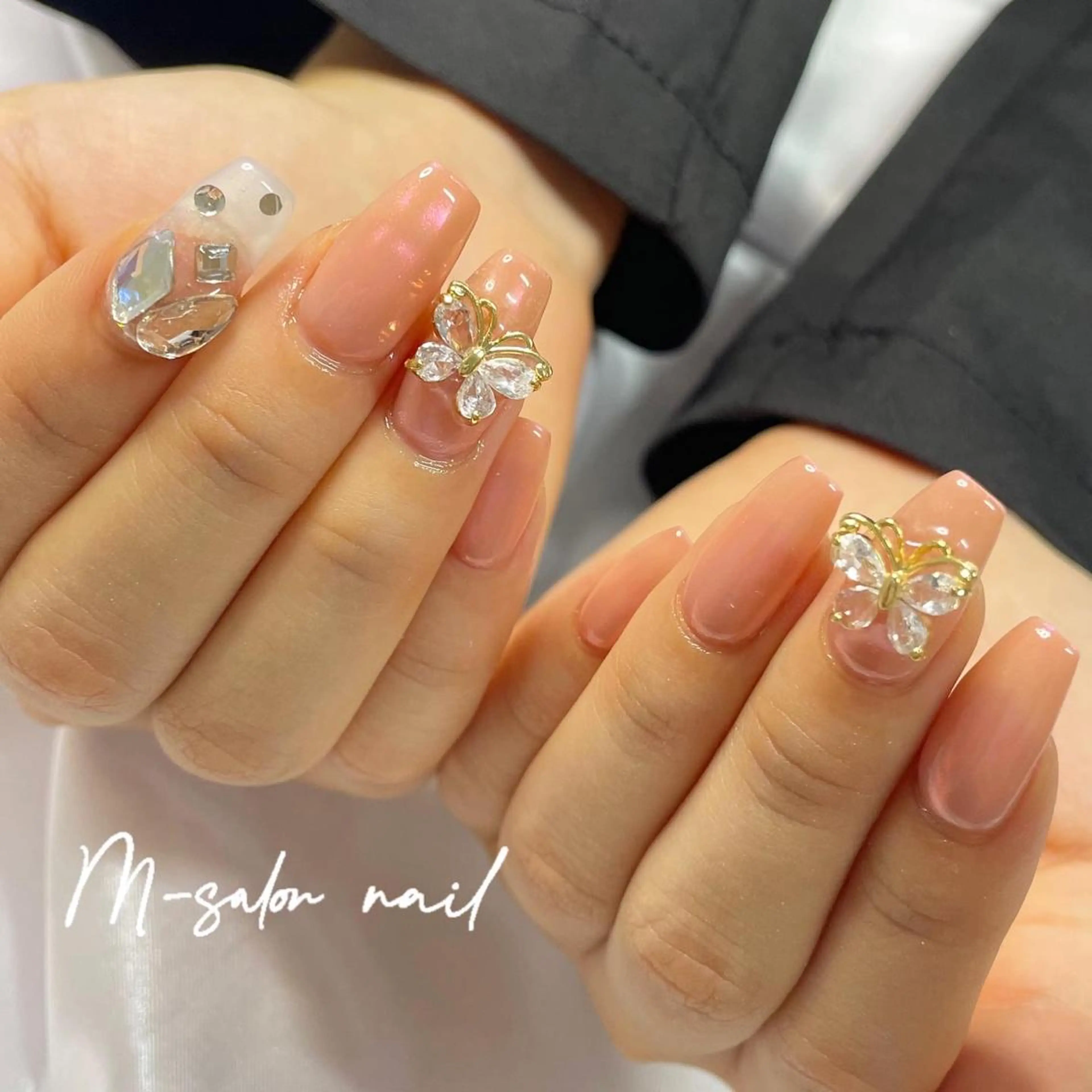 ネイル ハンドネイル 韓国/網紅/パーツ M-salonのネイルデザイン