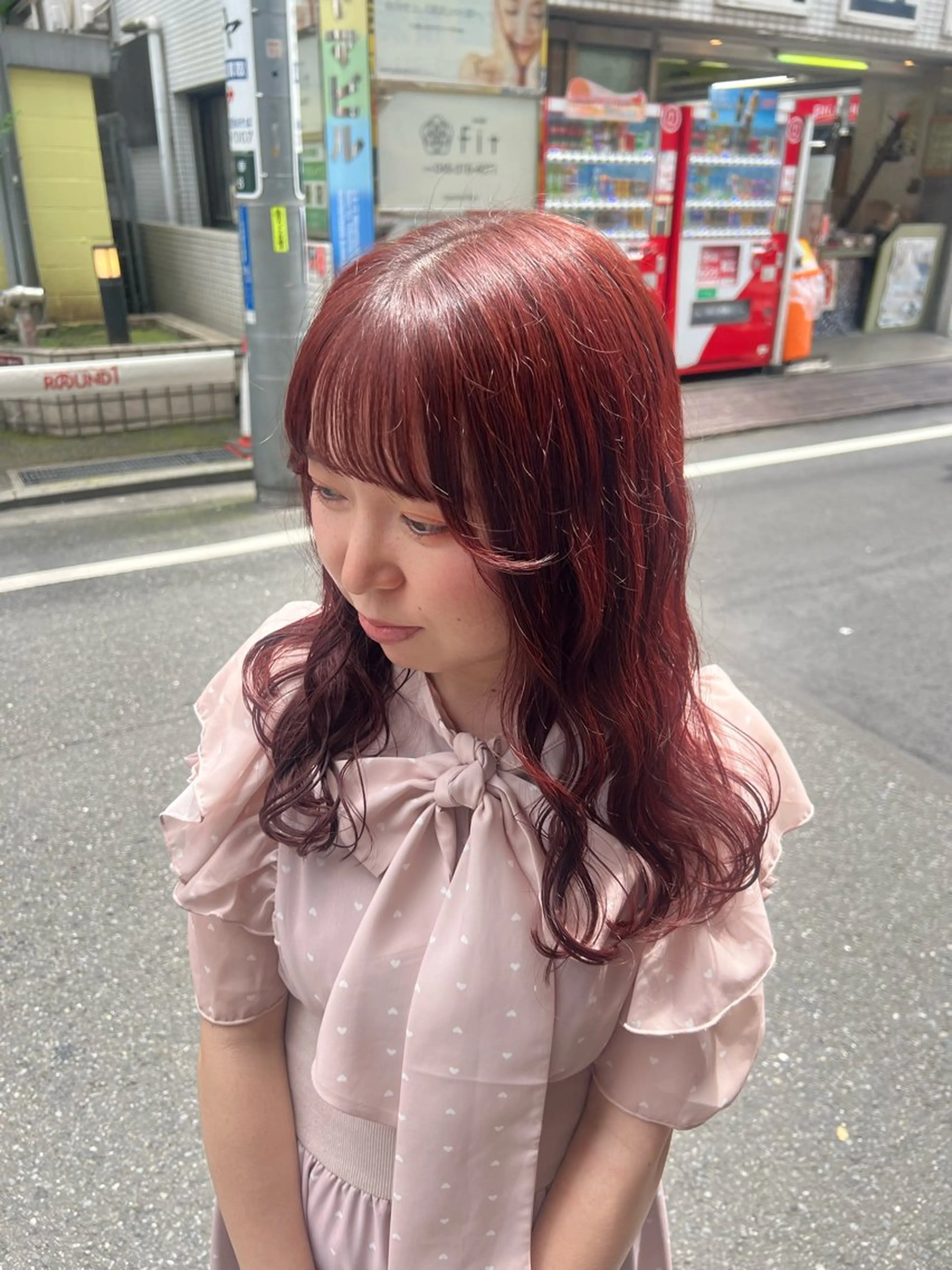 セミロング カラー ブリーチ ブラウンカラー ブリーチなしカラー ピンクカラー ピンクブラウン 🌷川崎/ボブ/ アレンジ/コトネ🌷のその他イメージ