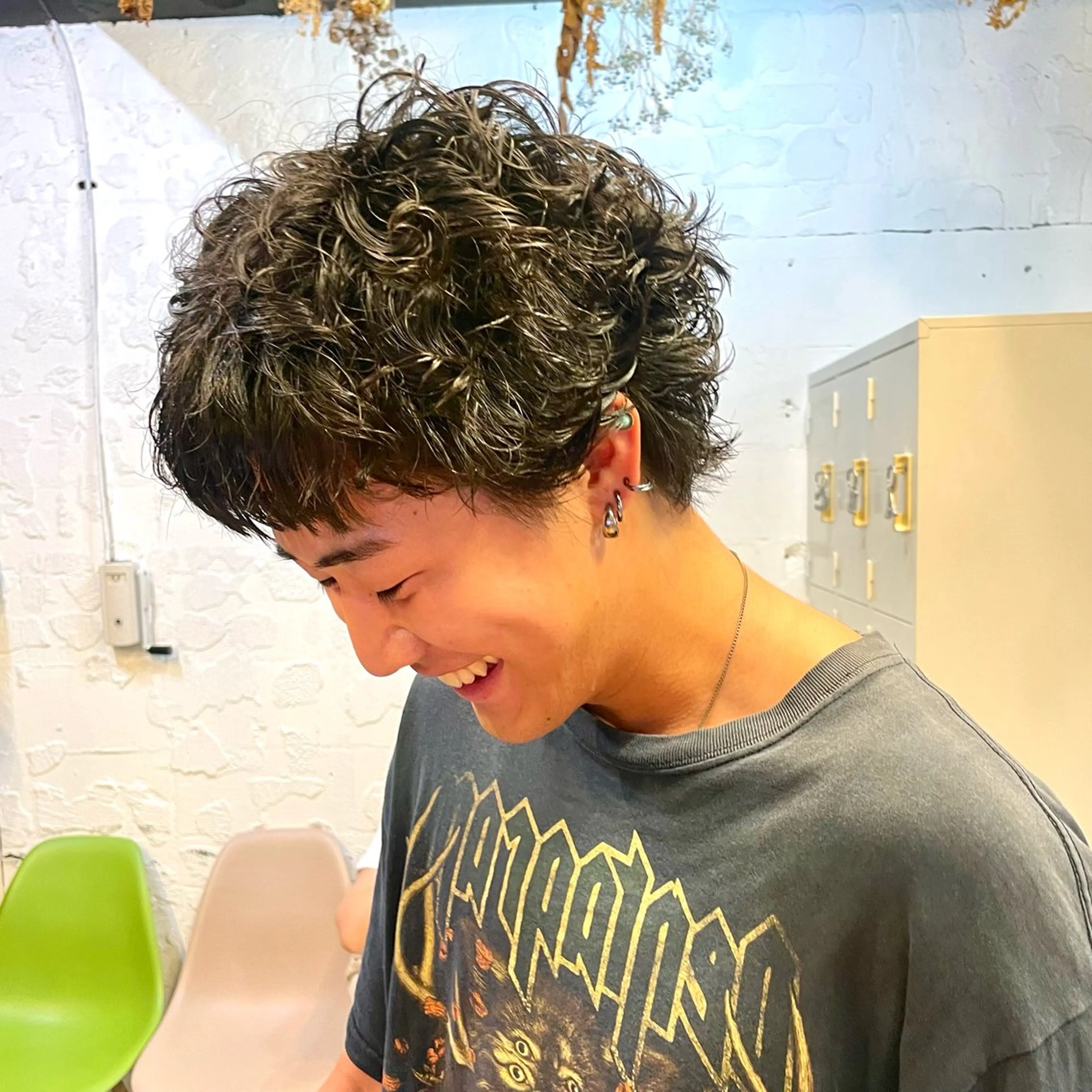 パーマ メンズ カット パーマ トリートメント 🔥メンズショート 職人🔥大澤龍也のヘアスタイル