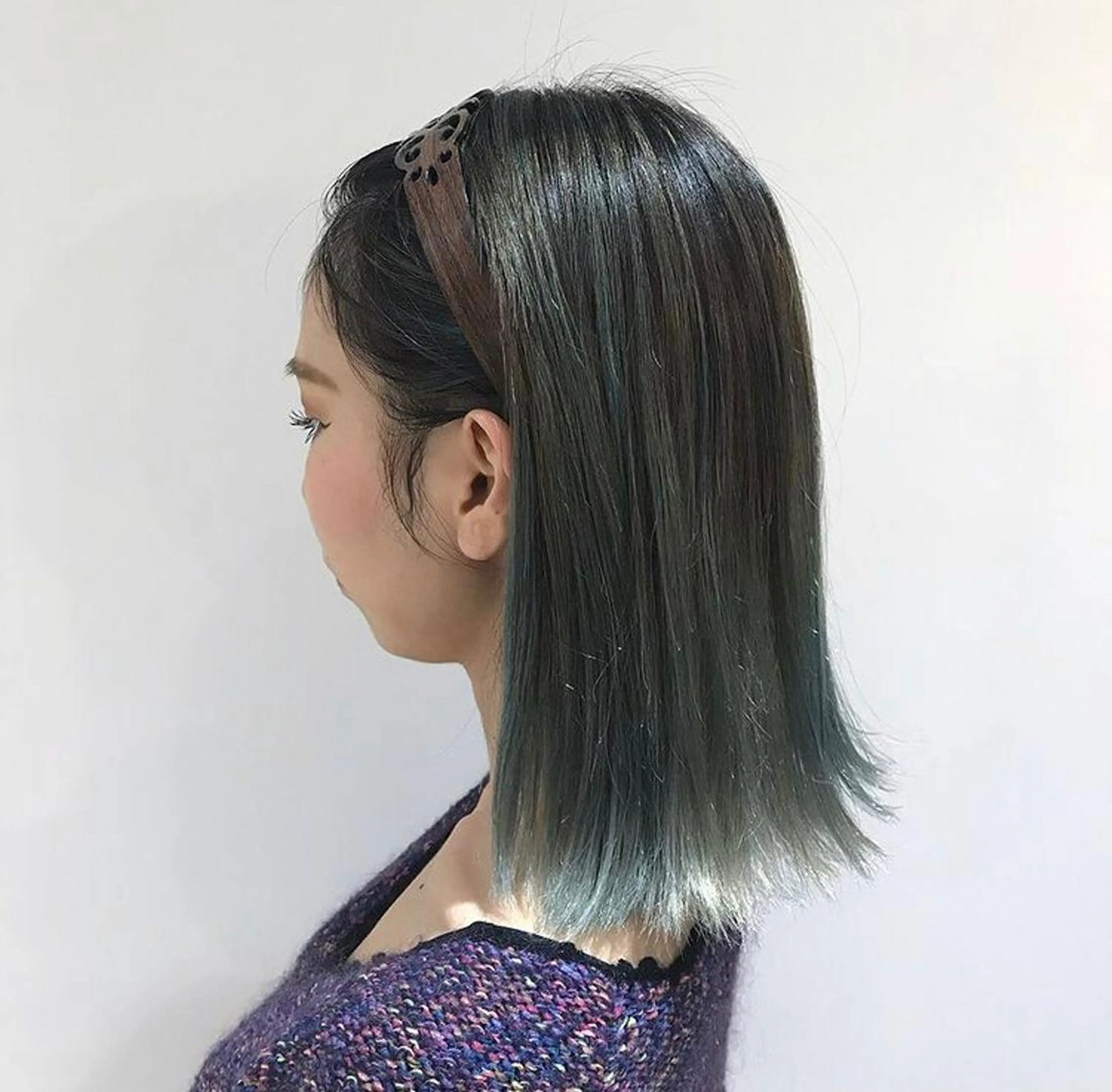 ミディアム カラー 大阪ヴィーガンサロン KANAKOのヘアスタイル