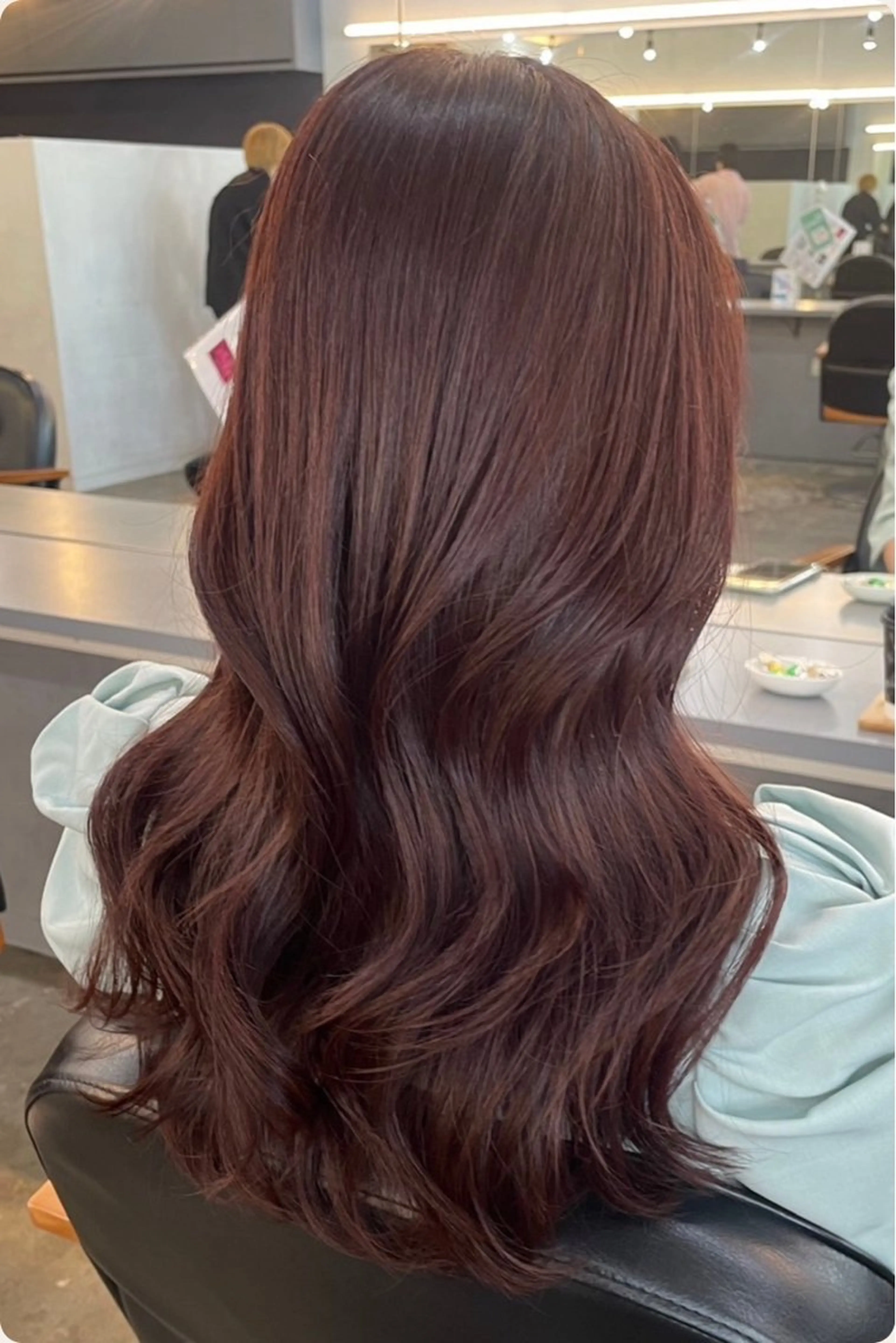 セミロング カット ヘアカラー トリートメント レイヤー/ボブ/ 透明感カラー/ニワのヘアスタイル