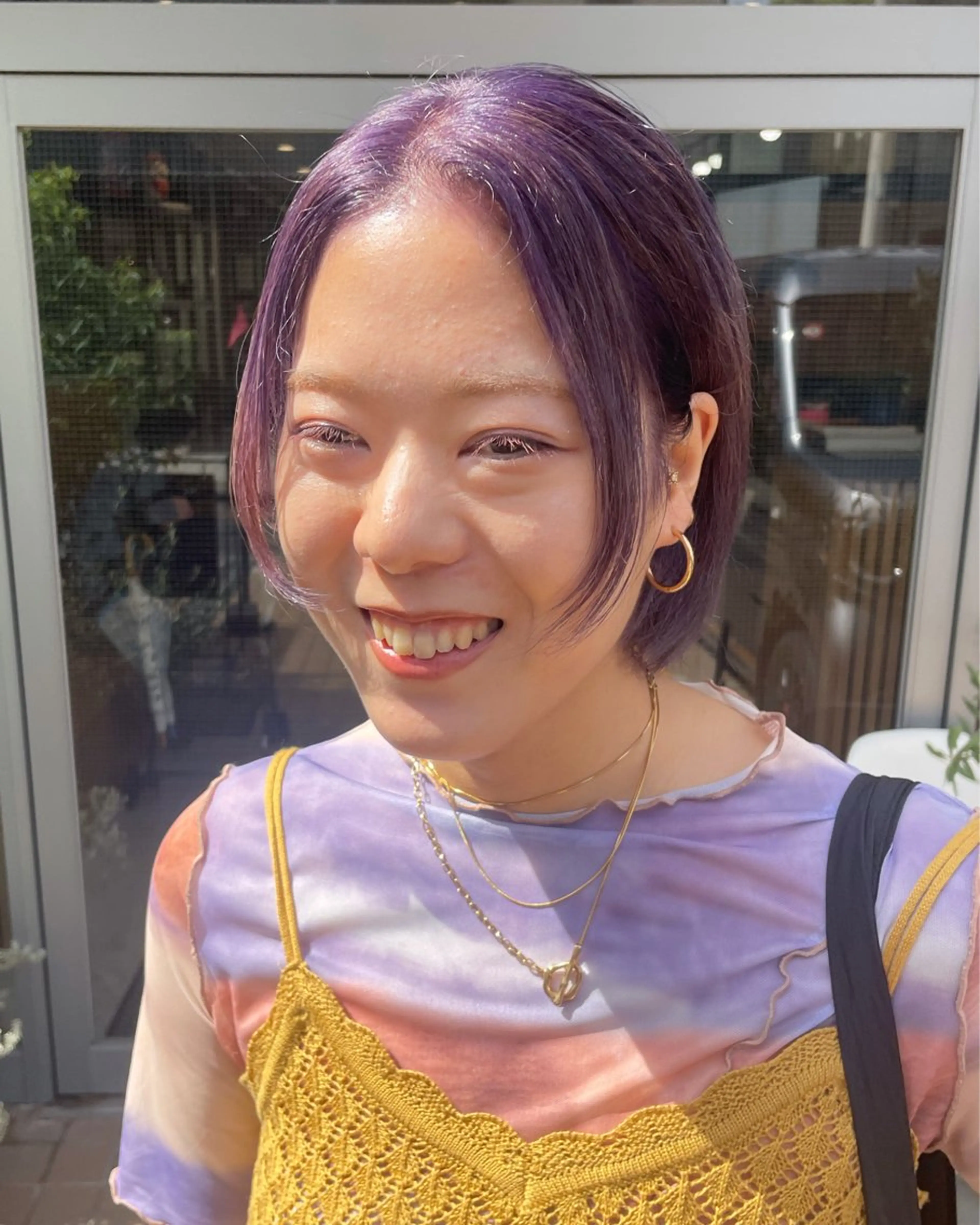 ショート カラー しの　ゆきの THE REMMYのヘアスタイル