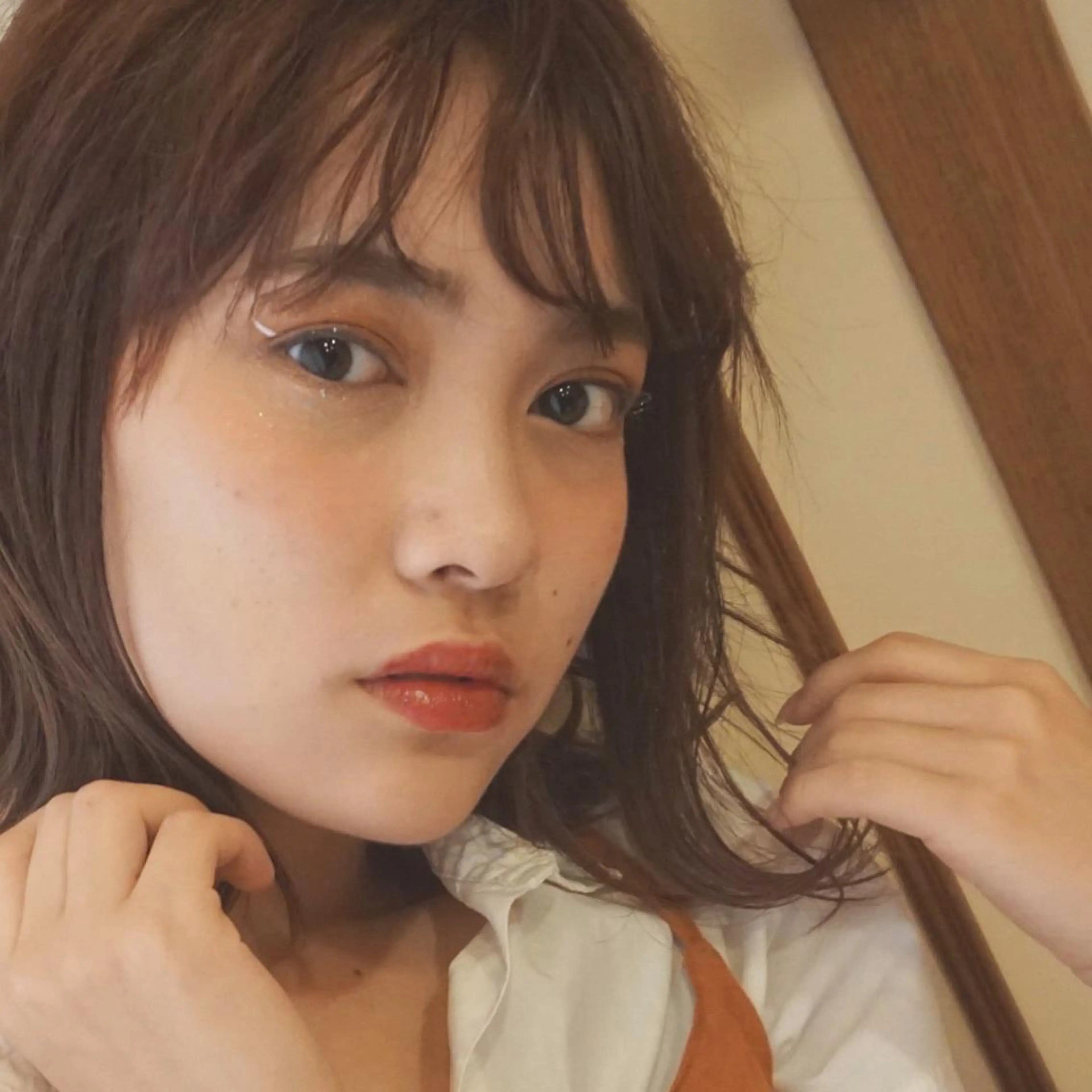 ミディアム カラー パーマ 美艶ボブ 石井一成のヘアスタイル