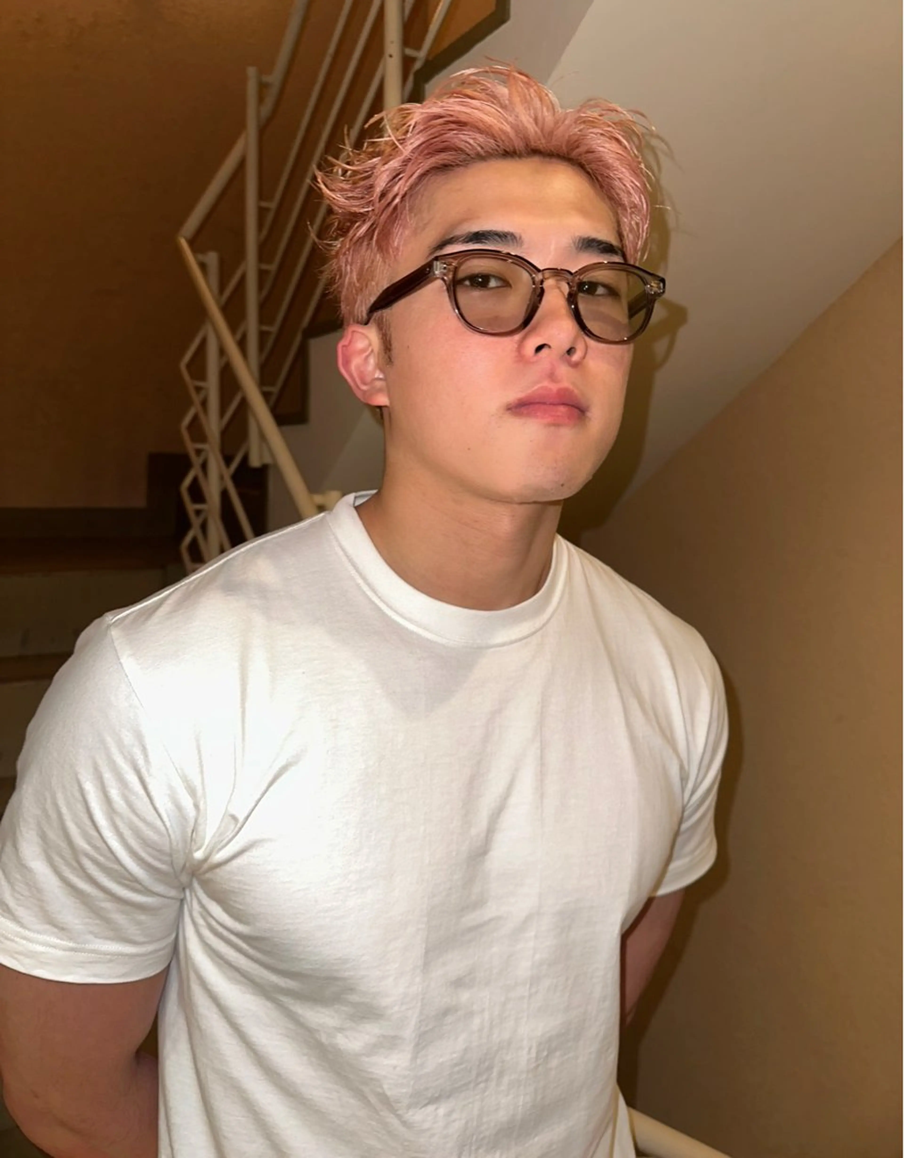 メンズ ヘアカラー 🍇透明感カラー/ カットひかる🍒のヘアスタイル