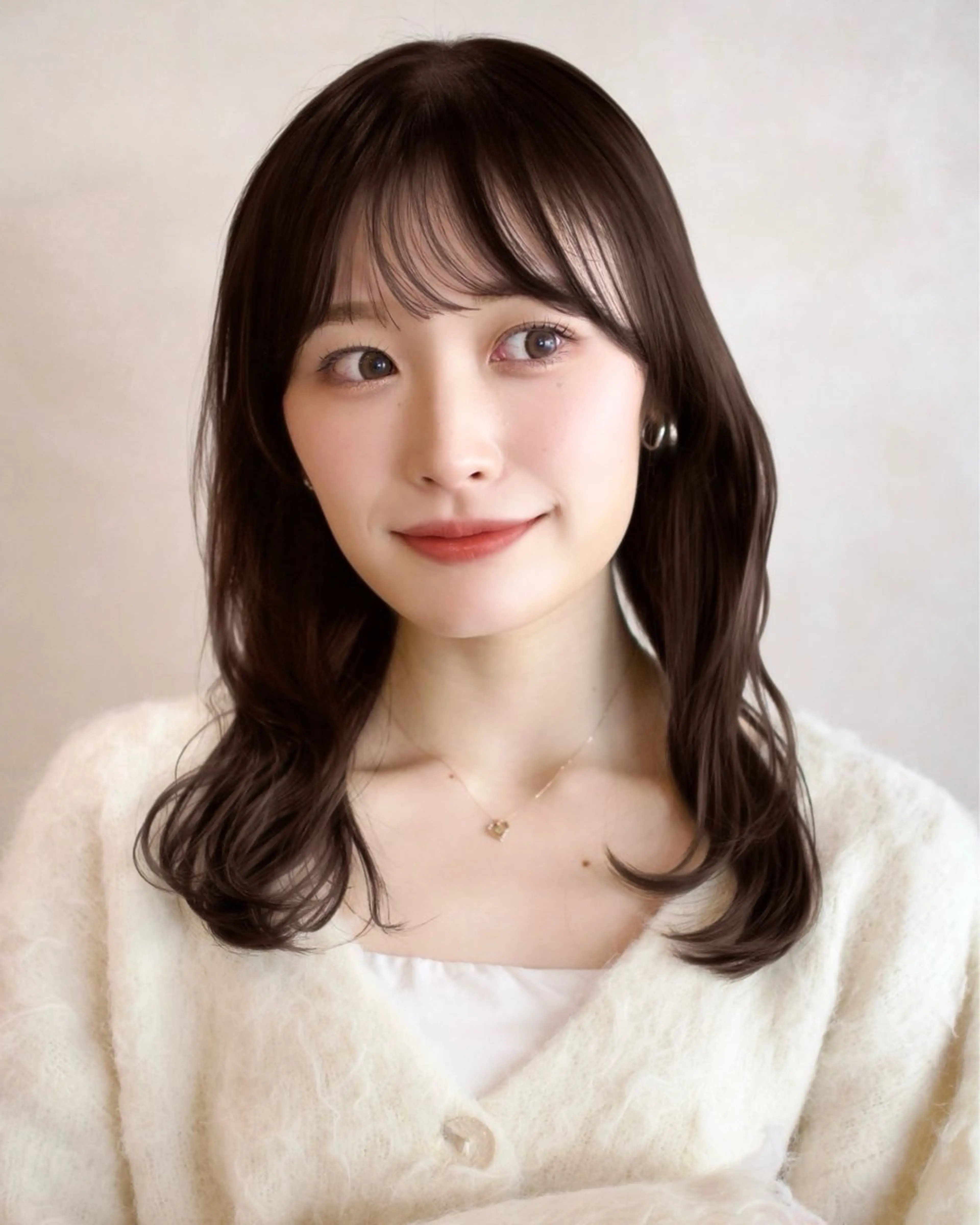 ミディアム カラー 越後 遥/ 透明感カラー🪞🤍のヘアスタイル