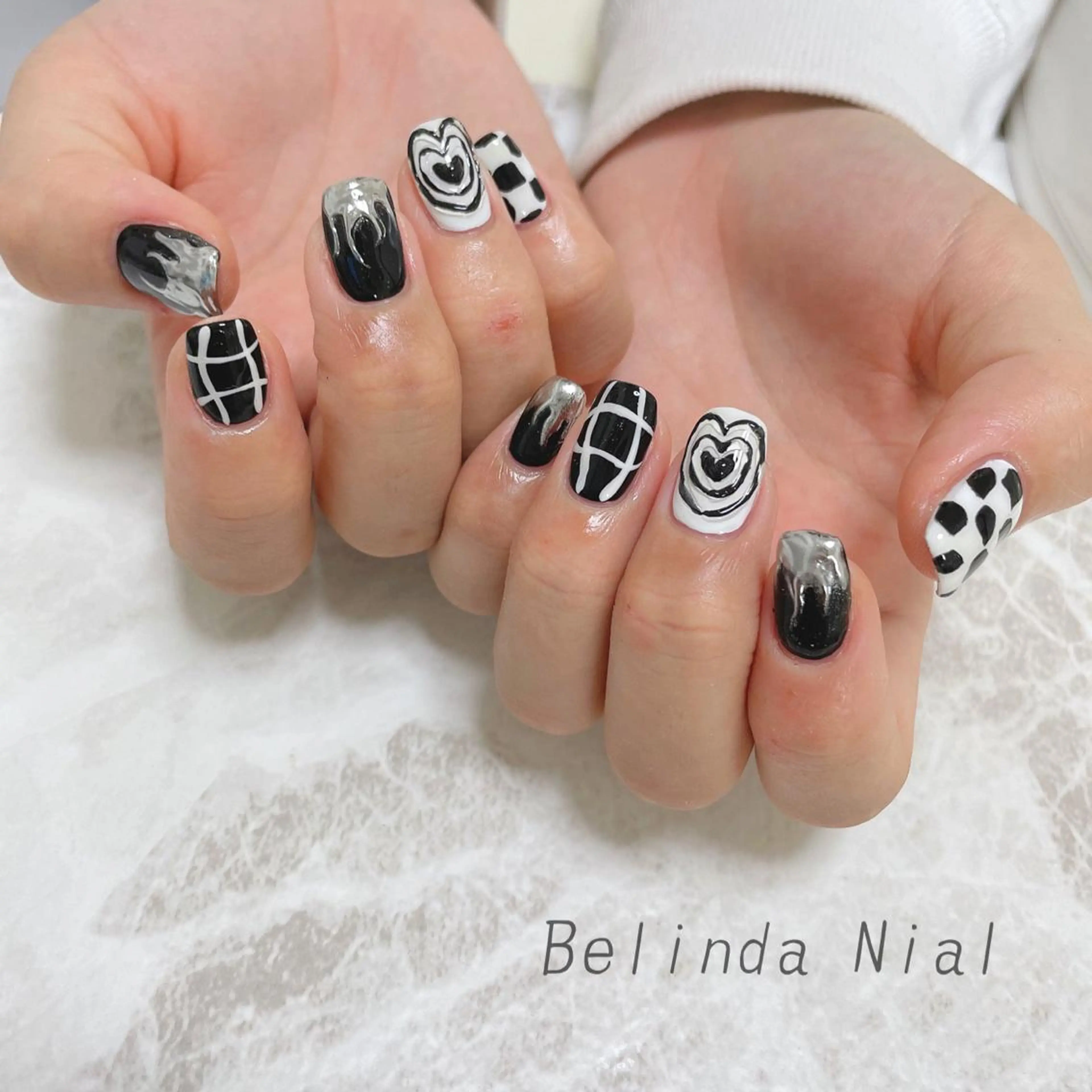 ネイル ハンドネイル フットネイル 竹本 愛のネイルデザイン