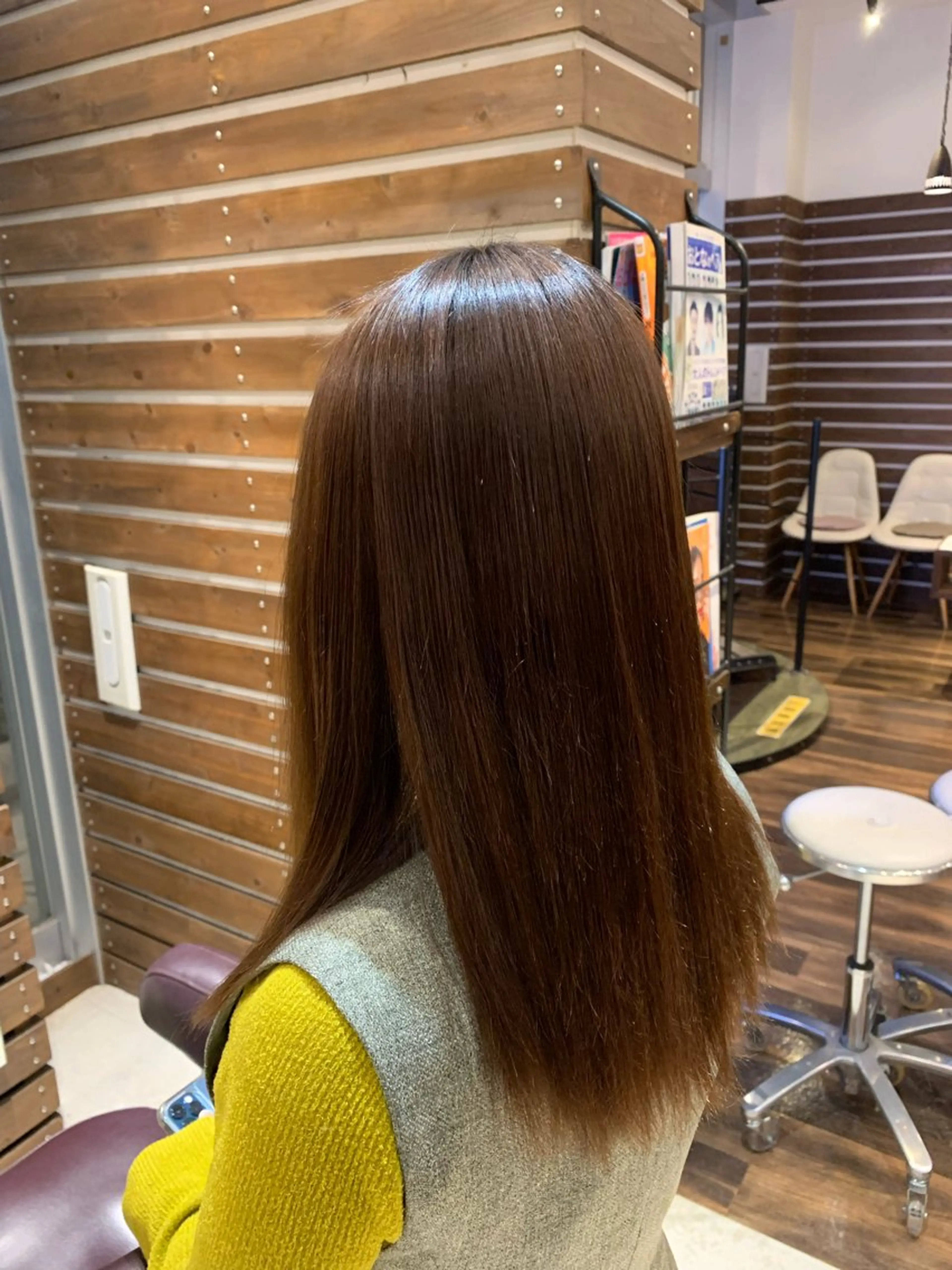 パーマ 縮毛矯正 縮毛矯正 艶カラー 透明感カラー/叶羽のヘアスタイル